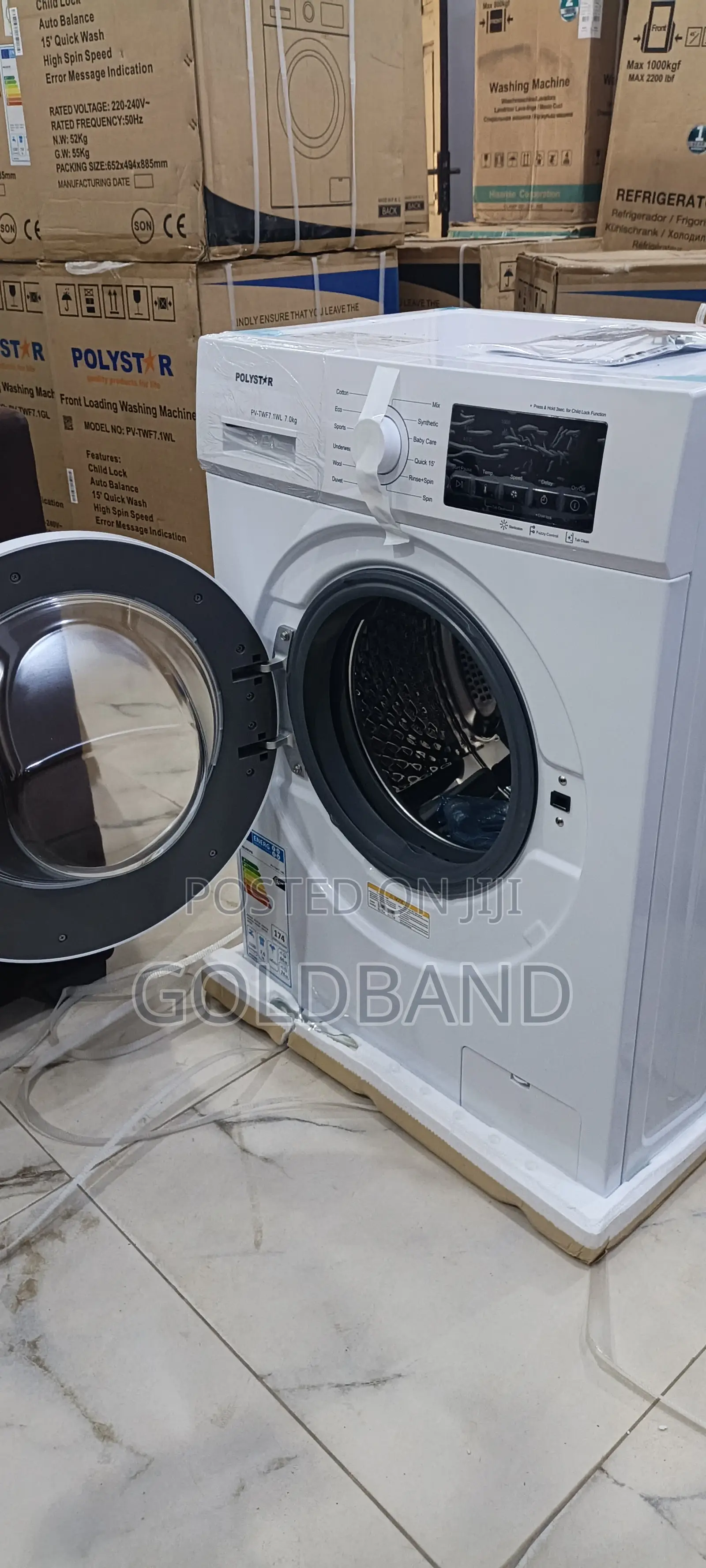 Polystar Pv-Twf7.1wl Compact 6kg Front Load Washer