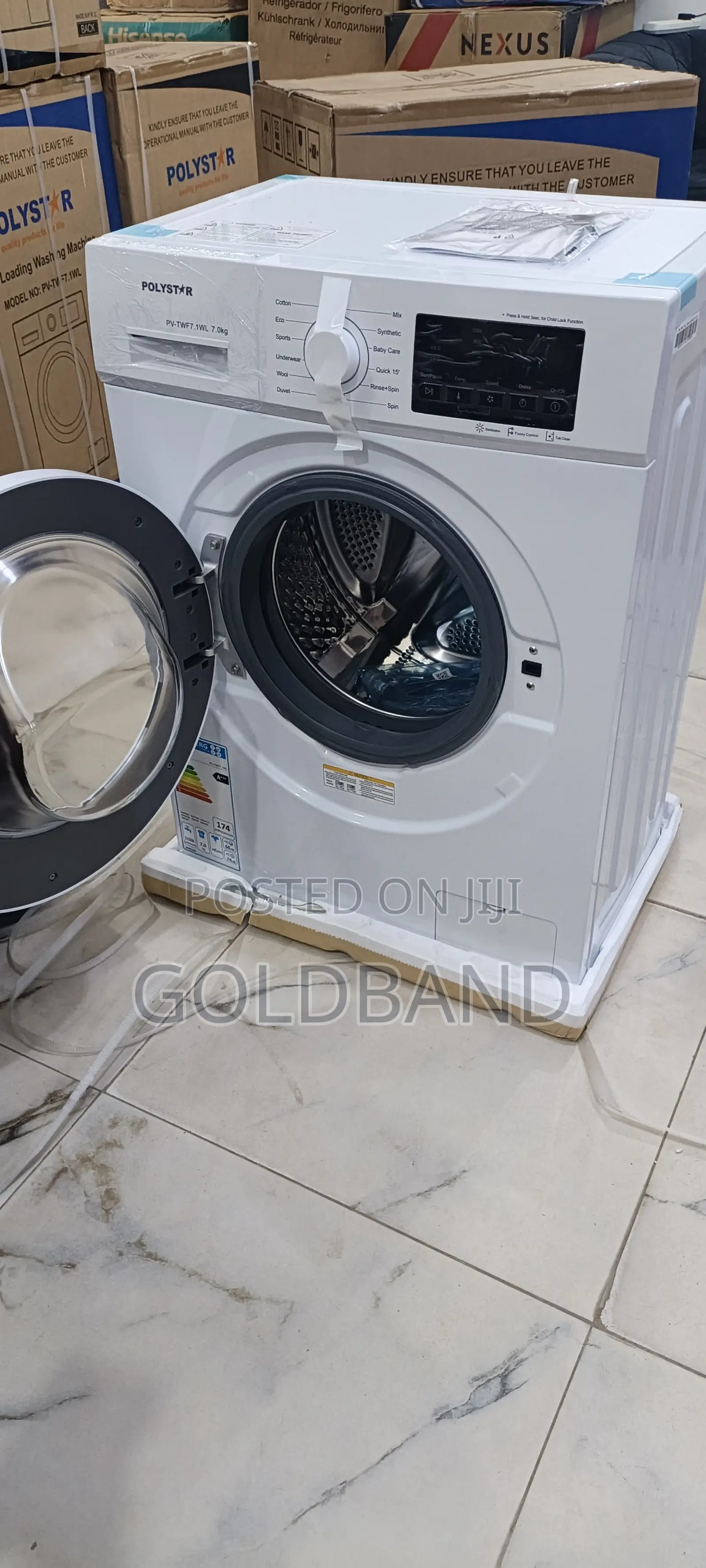 Polystar Pv-Twf7.1wl 6kg Front Load Washer for Daily Use
