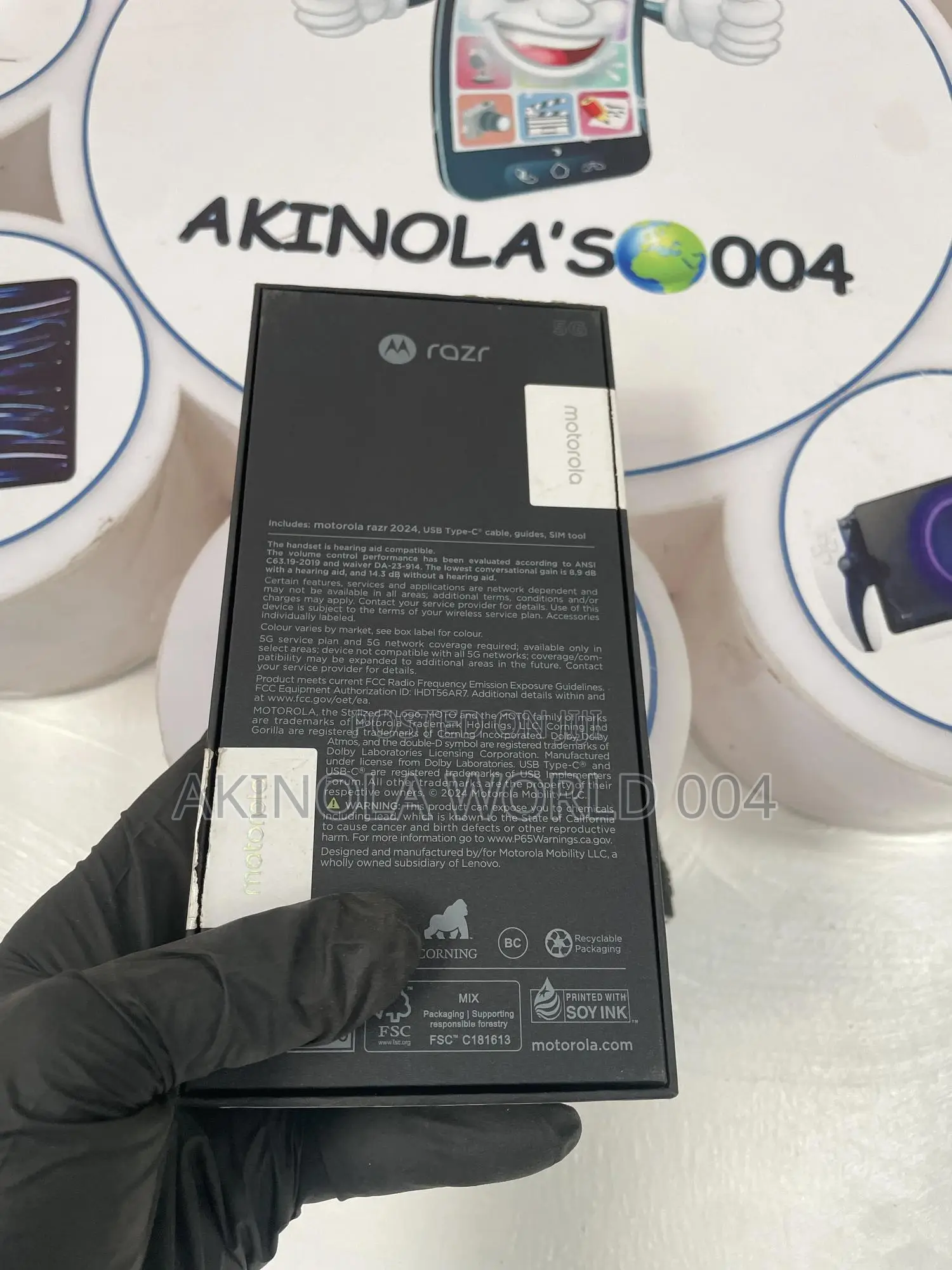 New Motorola Razr 2024 256 GB Orange