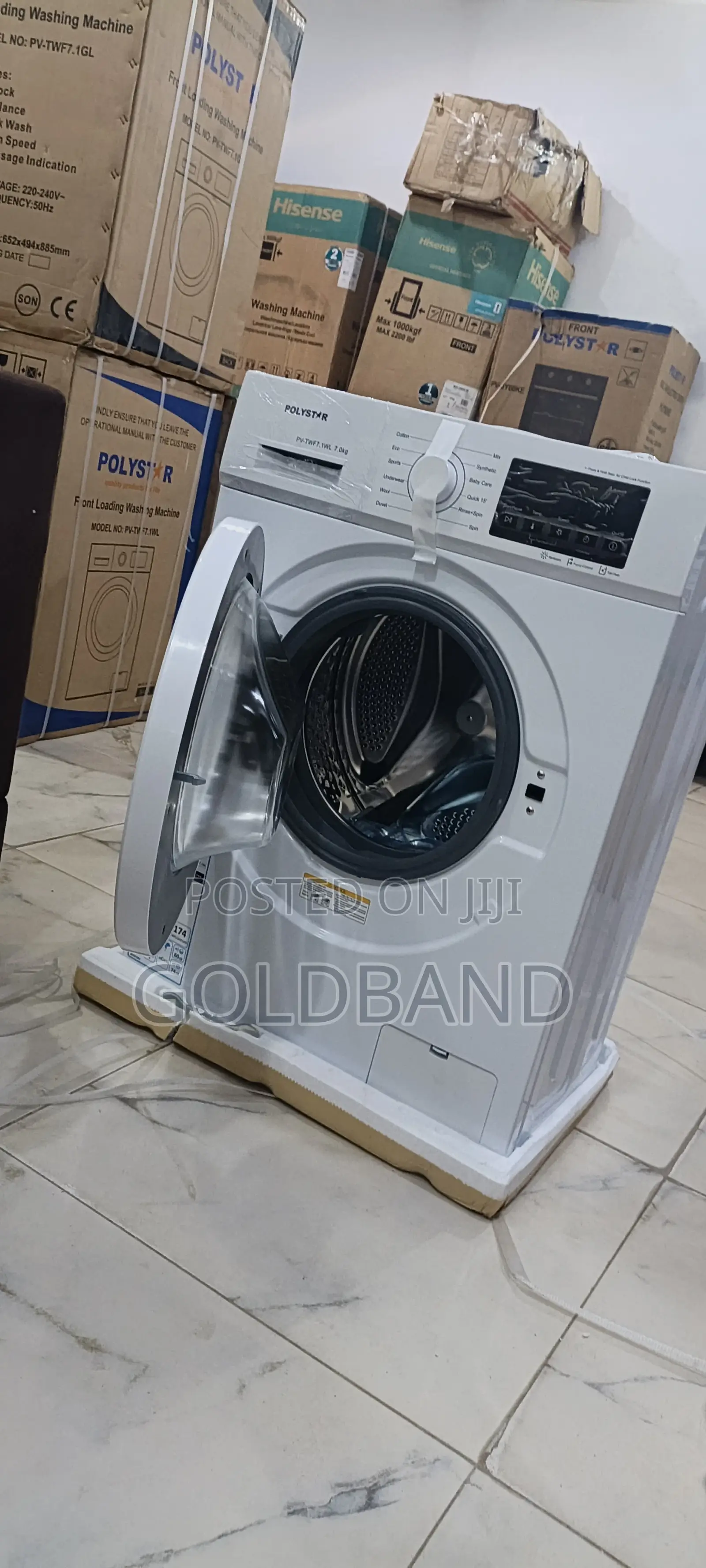 Polystar Pv-Twf7.1wl 6kg Front Loader Washing Machine – Home Use