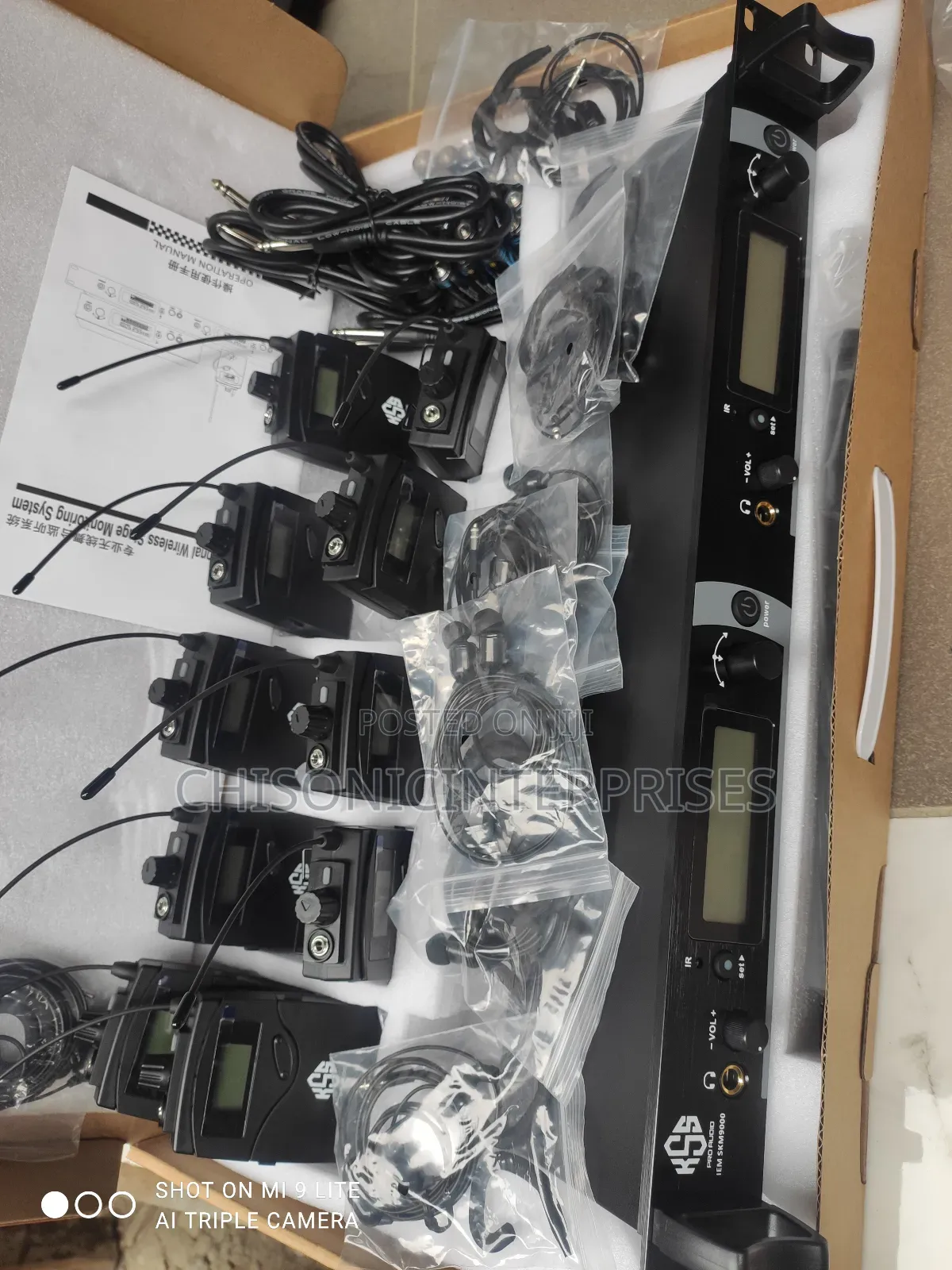 Seenheiser Wireless 6 Pack in Ear Monitors