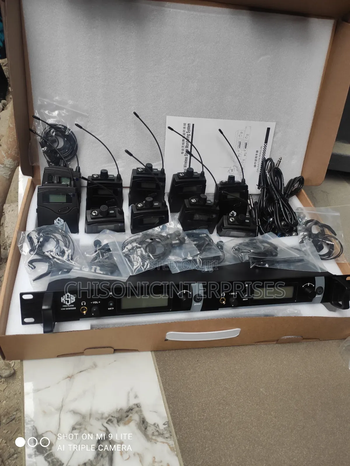 Seenheiser Wireless 6 Pack in Ear Monitors