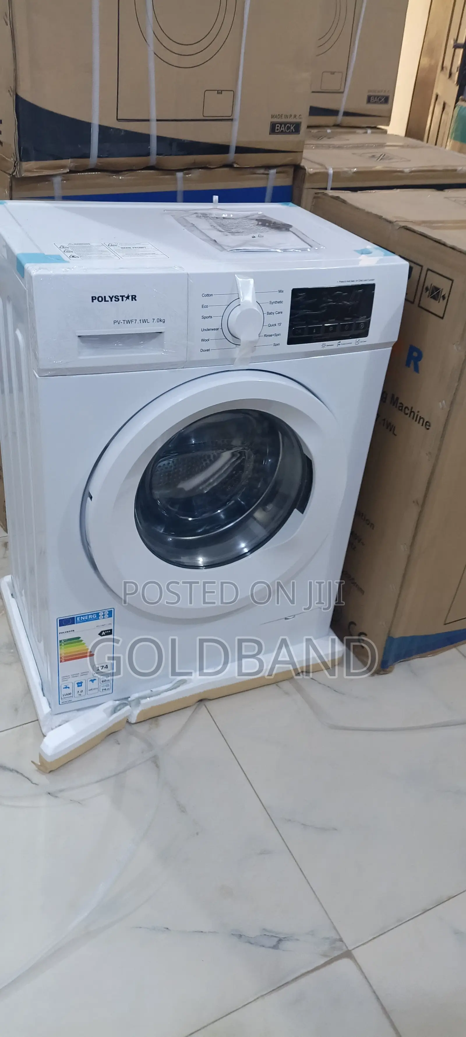 Polystar Pv-Twf7.1wl 6kg Front Loader Washing Machine Automatic