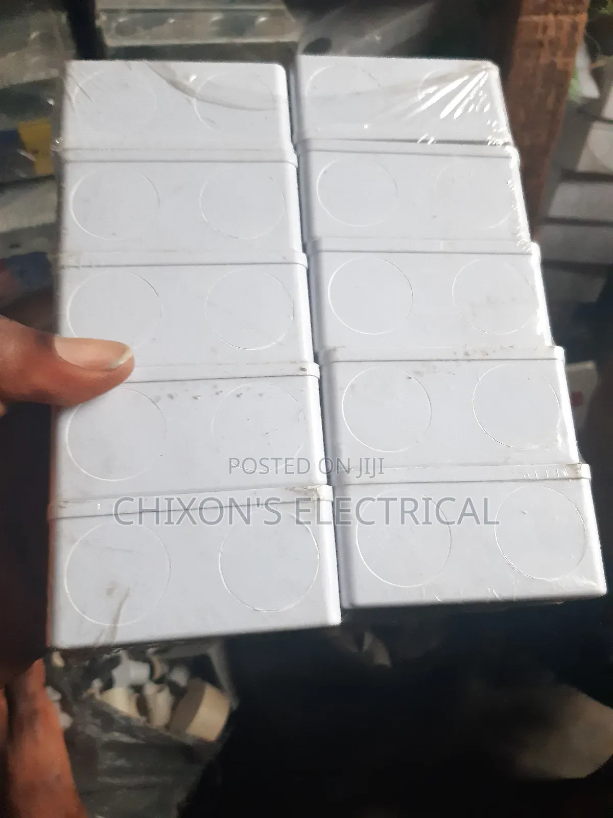 3x3 PVC Knock Out Box Diginity