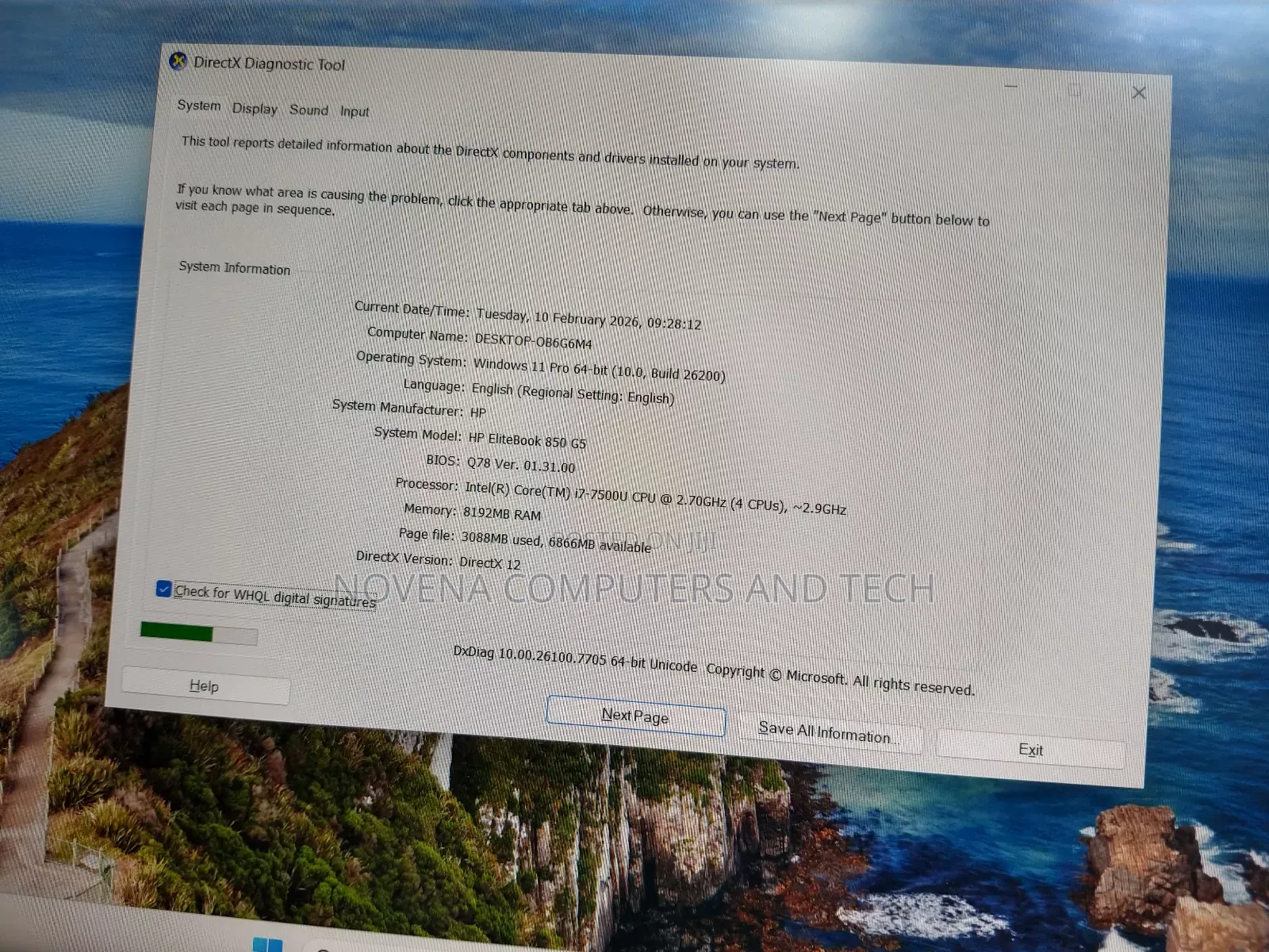 Laptop HP EliteBook 850 G5 8GB Intel Core i7 SSD 256GB
