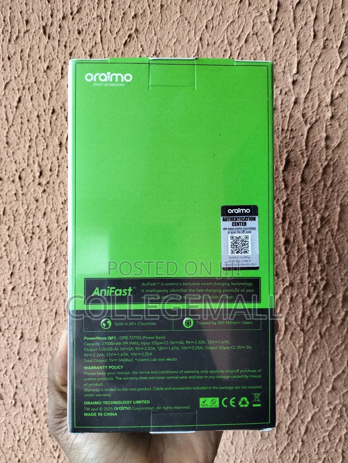 Oraimo (27,000mah) Powernova Qf1