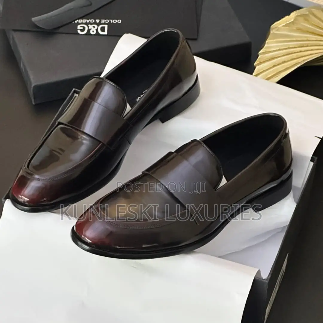 Original Dolce & Gabbana Patent Leather Shoes For Men