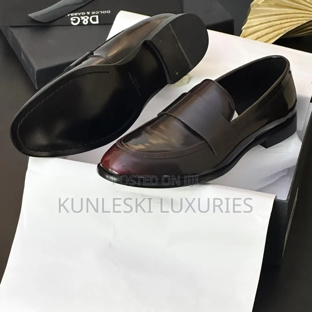 Original Dolce & Gabbana Patent Leather Shoes For Men