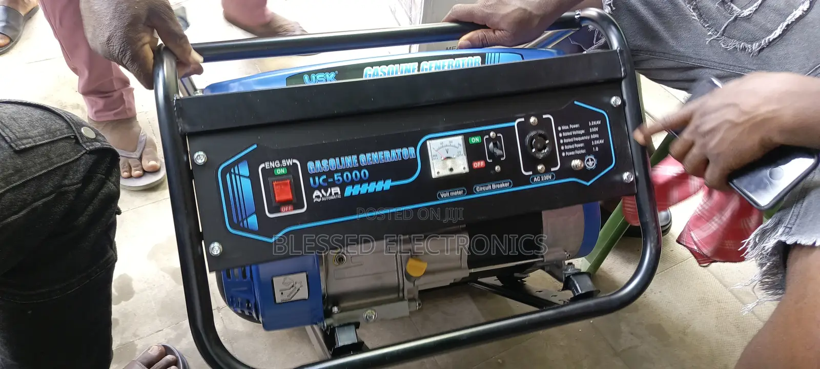 Usk Petrol Generator 3.5 Kva 100% Copper Wire Low Noise