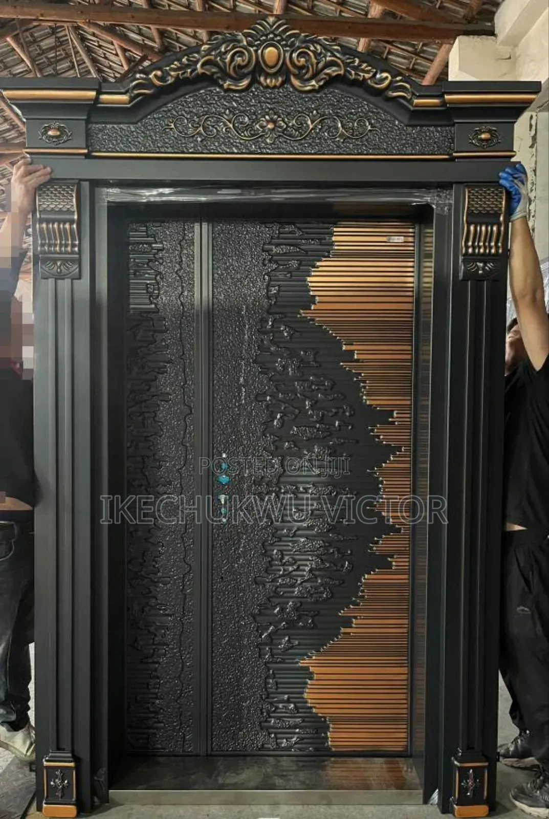 Copper Security Door