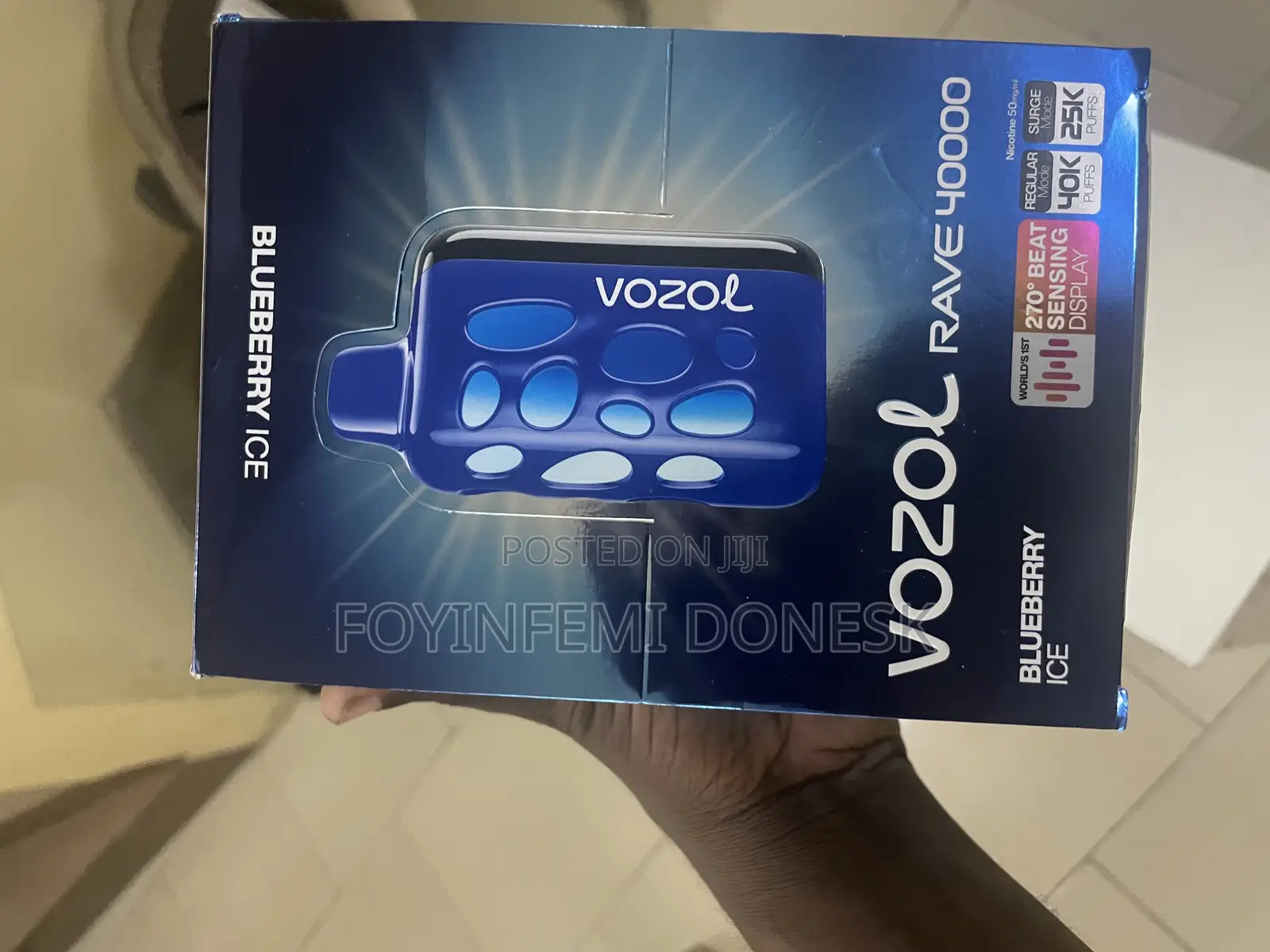 Brand New Vozol Rave 40000 Electric Cigarette or Shisha