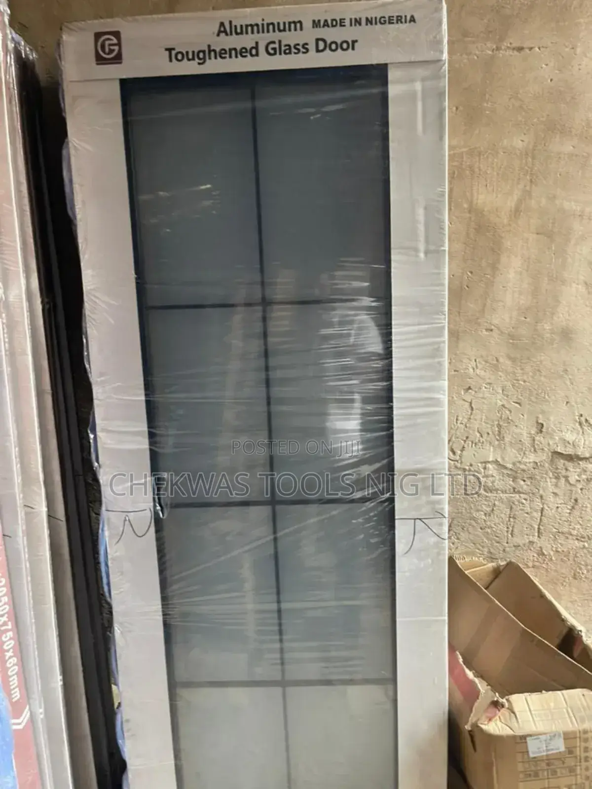 Toughened Glass Toilet Door