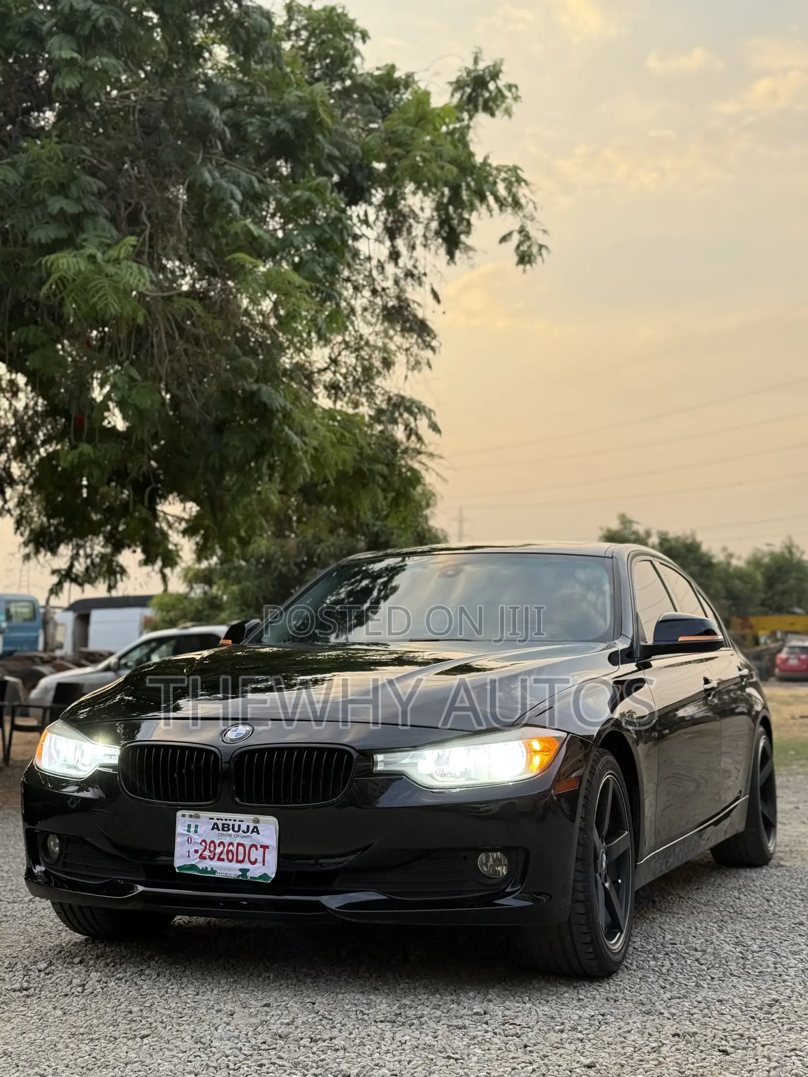 BMW 320i Sedan RWD 2013 Black