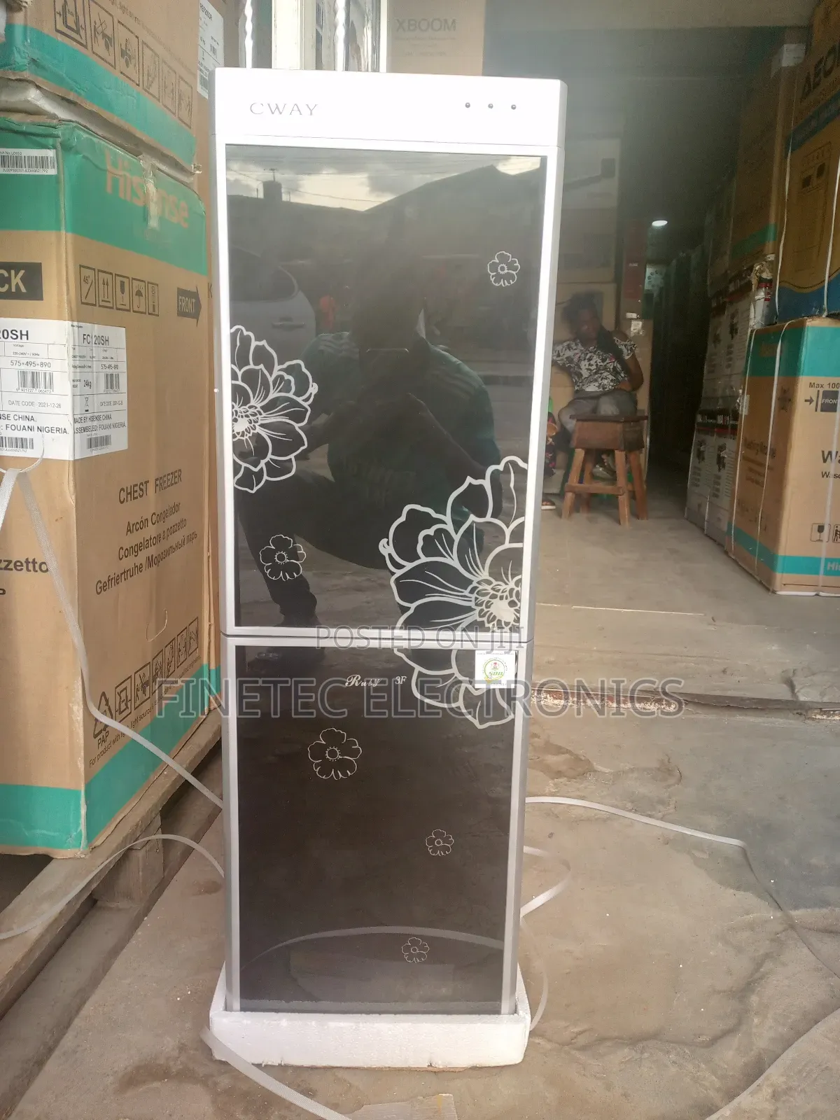 Cway Water Dispenser With Fridge