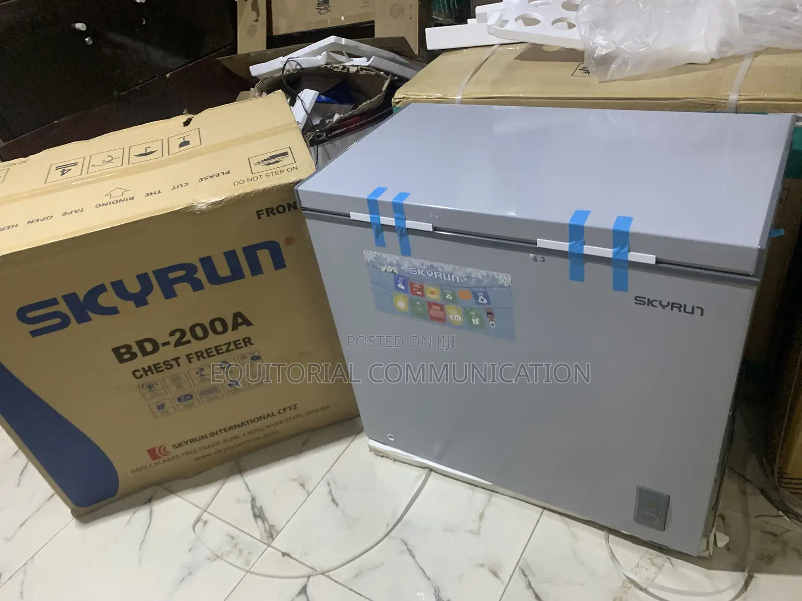 Skyrun Bd-200a Chest Freezer With Lock Key