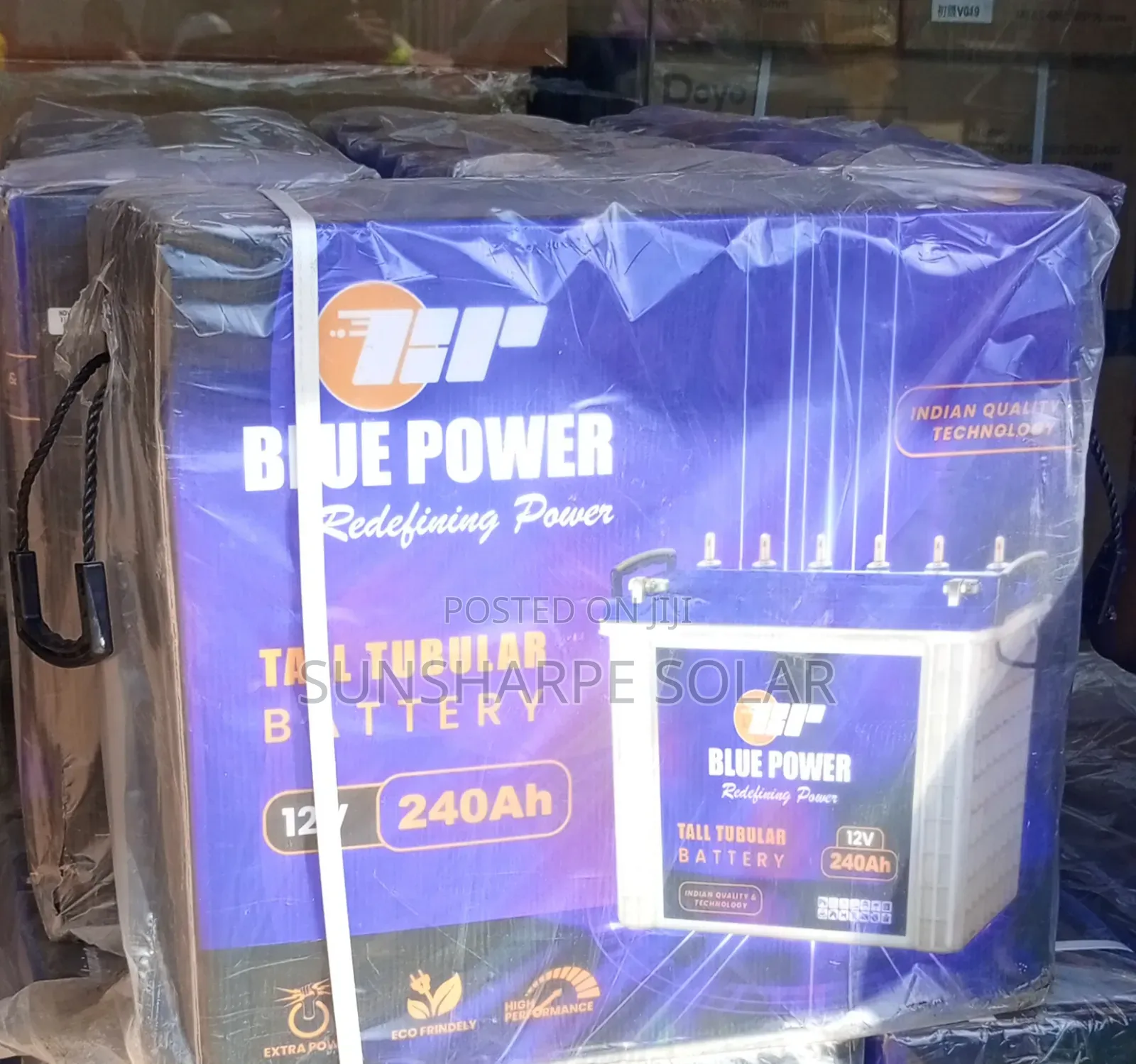 240a Blue Carbon Tubular Battery