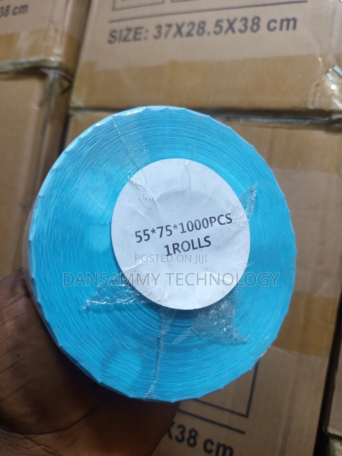 55*75mm Direct Thermal Barcode Label Sticker