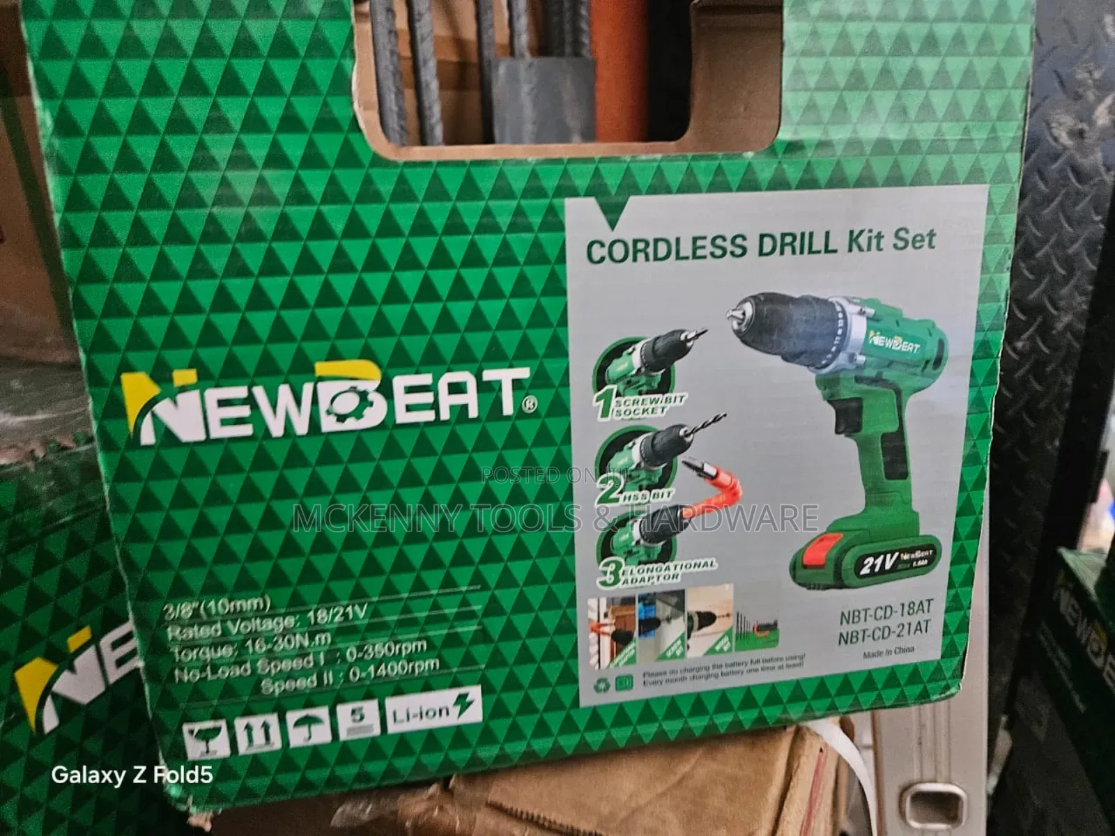 Newbeat Cordless Drill Kit, Models Nbt-cd-18at And Nbt-cd-21at.