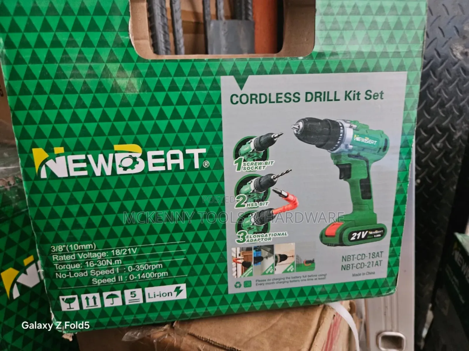 Newbeat Cordless Drill Kit, Models Nbt-cd-18at And Nbt-cd-21at.
