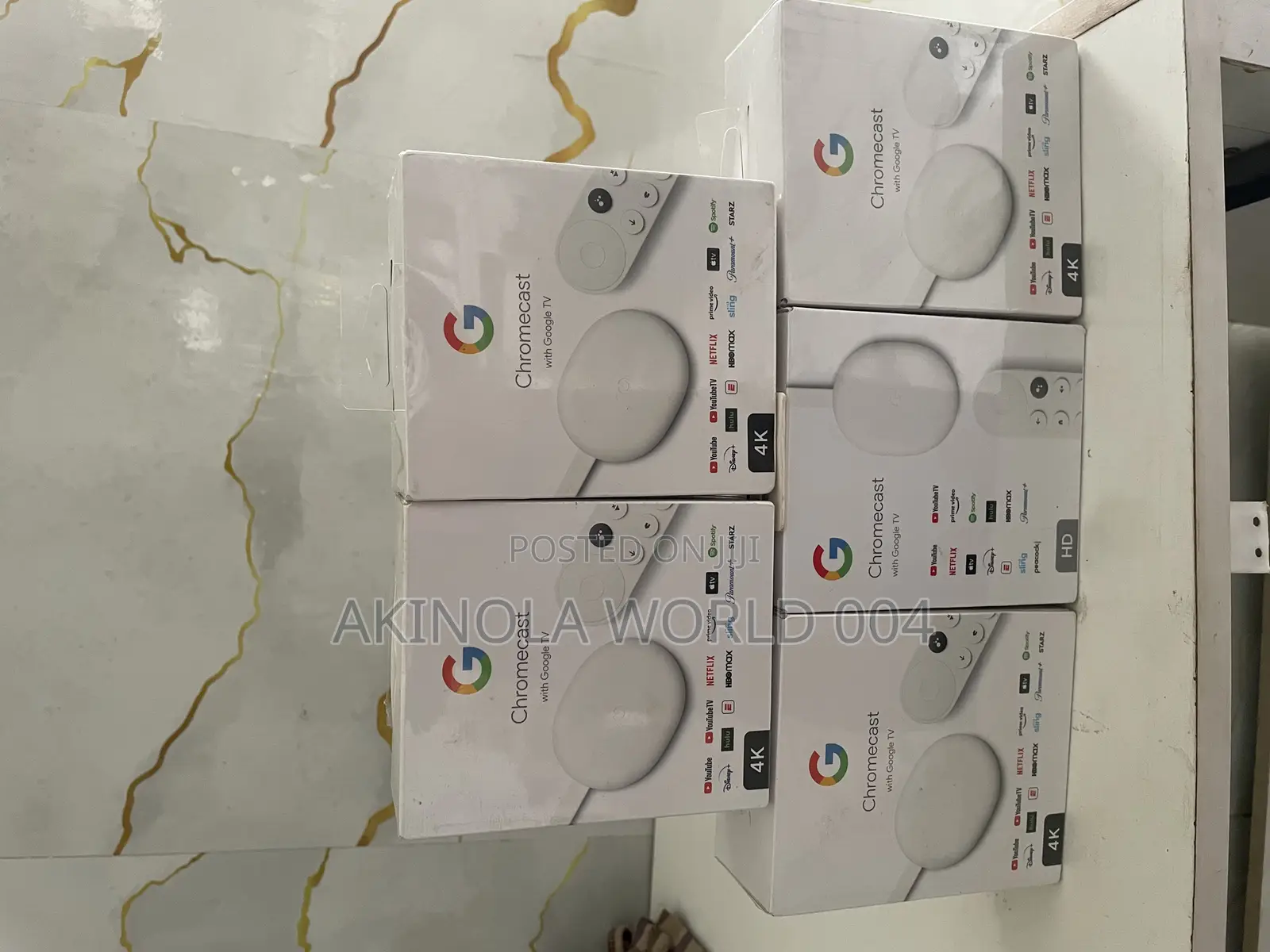 Brand New Google Chrome Cast With Google Tv