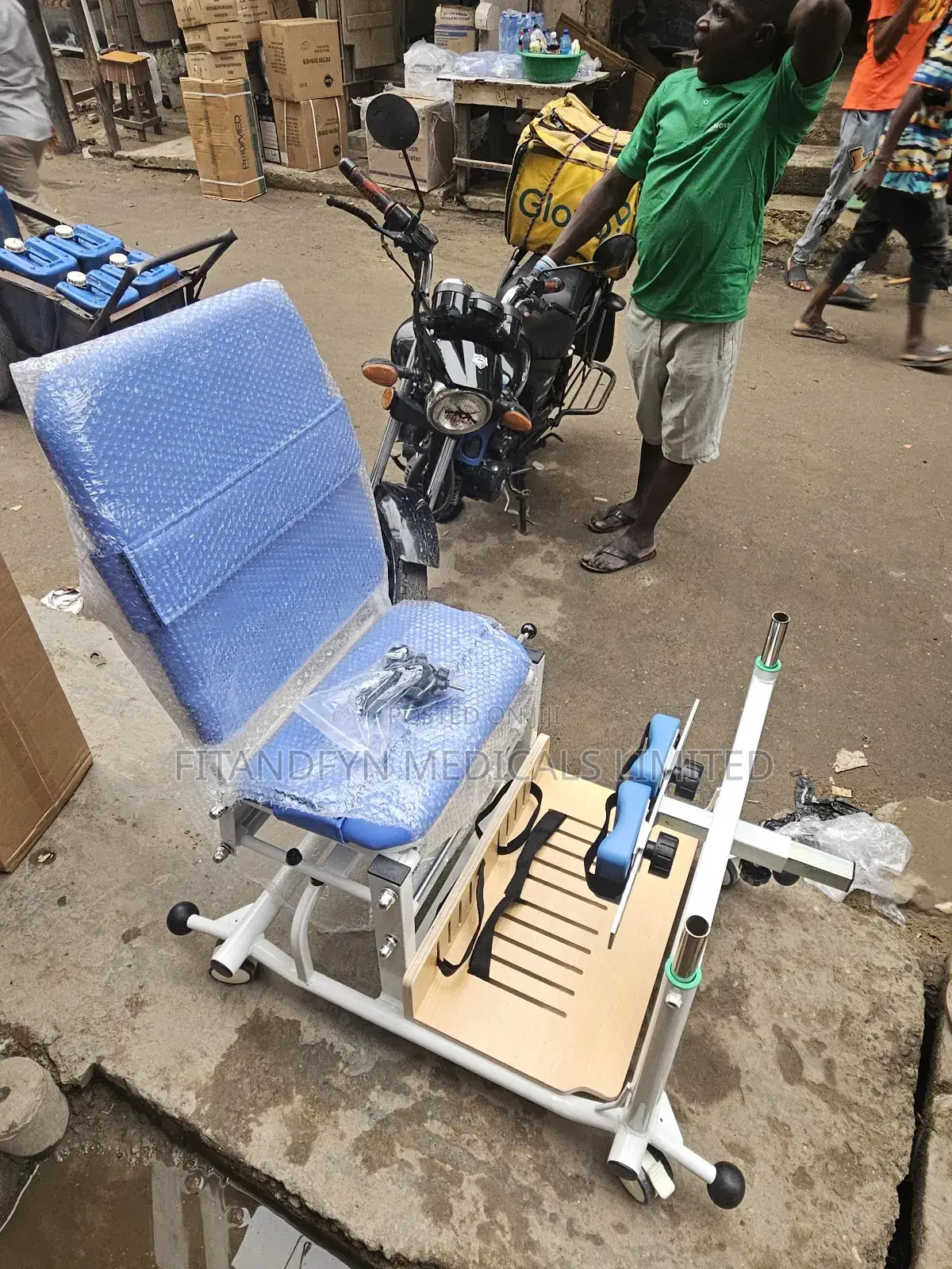 Hydraulic Patient Lift Transfer Chair / Standing Frame