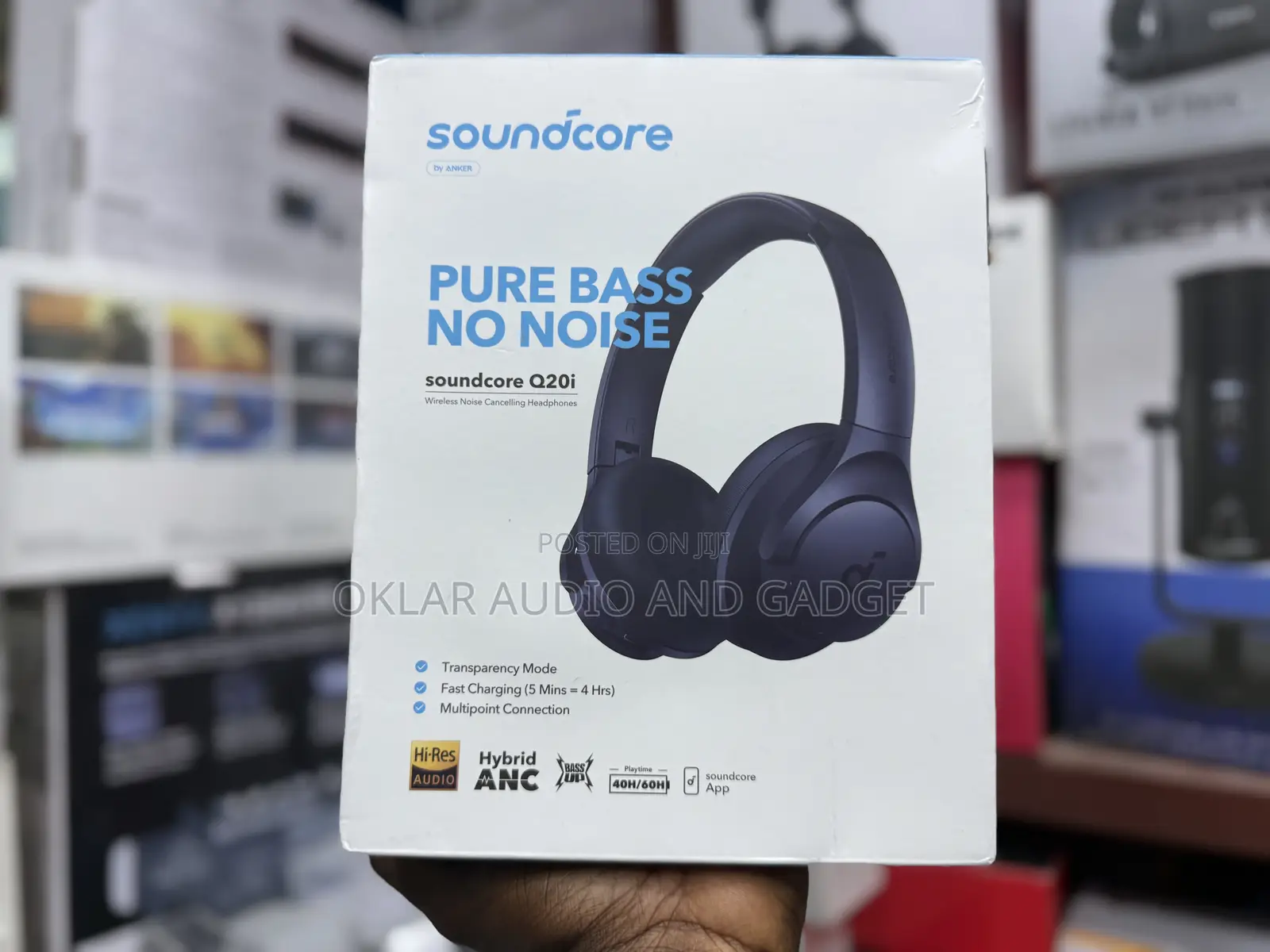 Soundcore Q20i Pure Bass Wireless Noise Cancelling Headphones