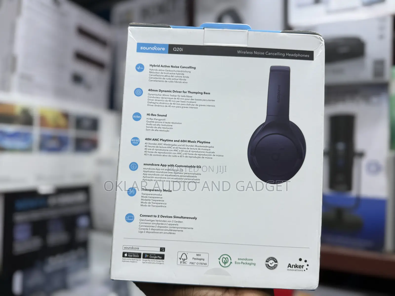 Soundcore Q20i Pure Bass Wireless Noise Cancelling Headphones