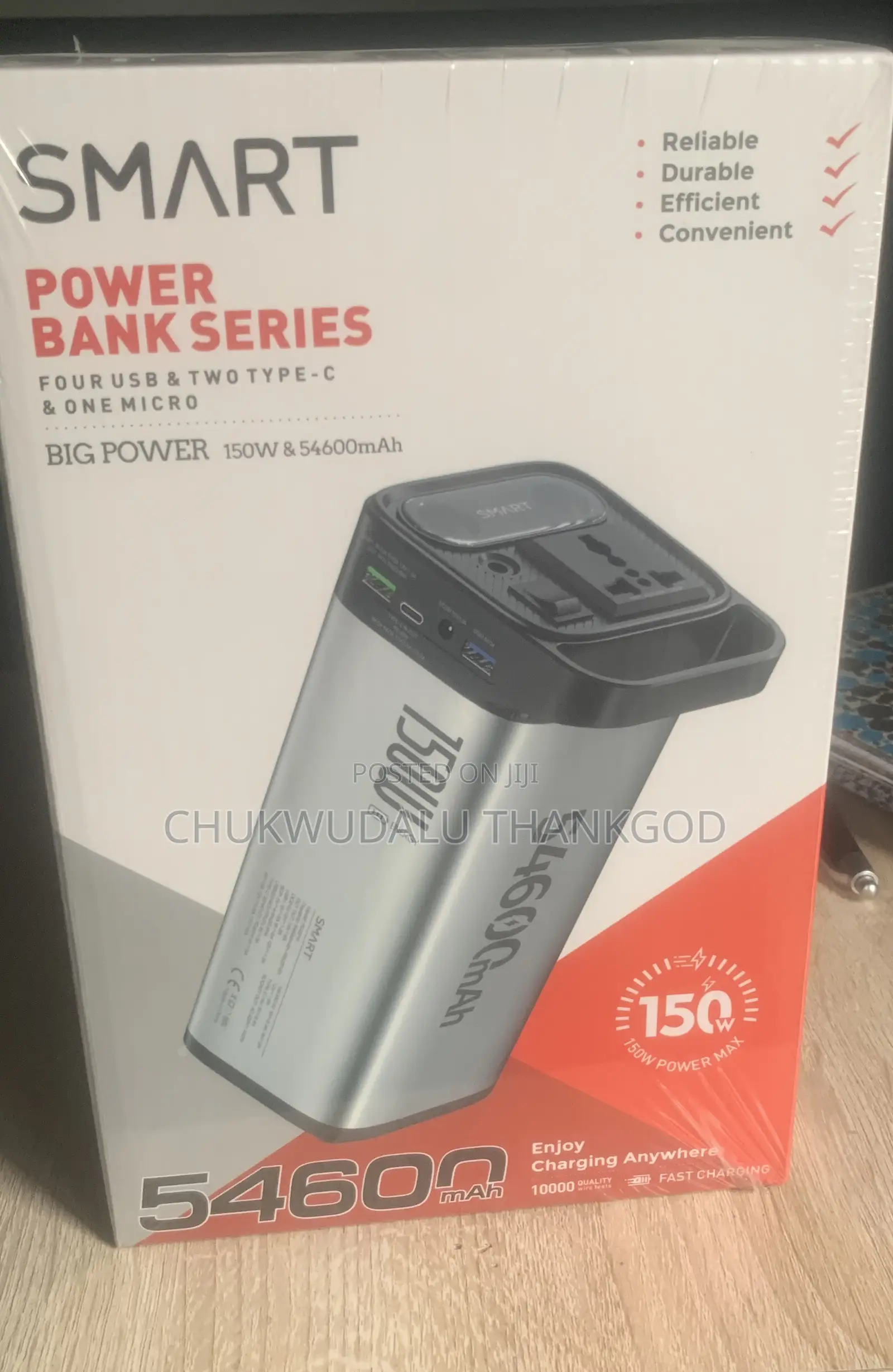 Smart Power Bank Series 54600mah for Phones and Laptops