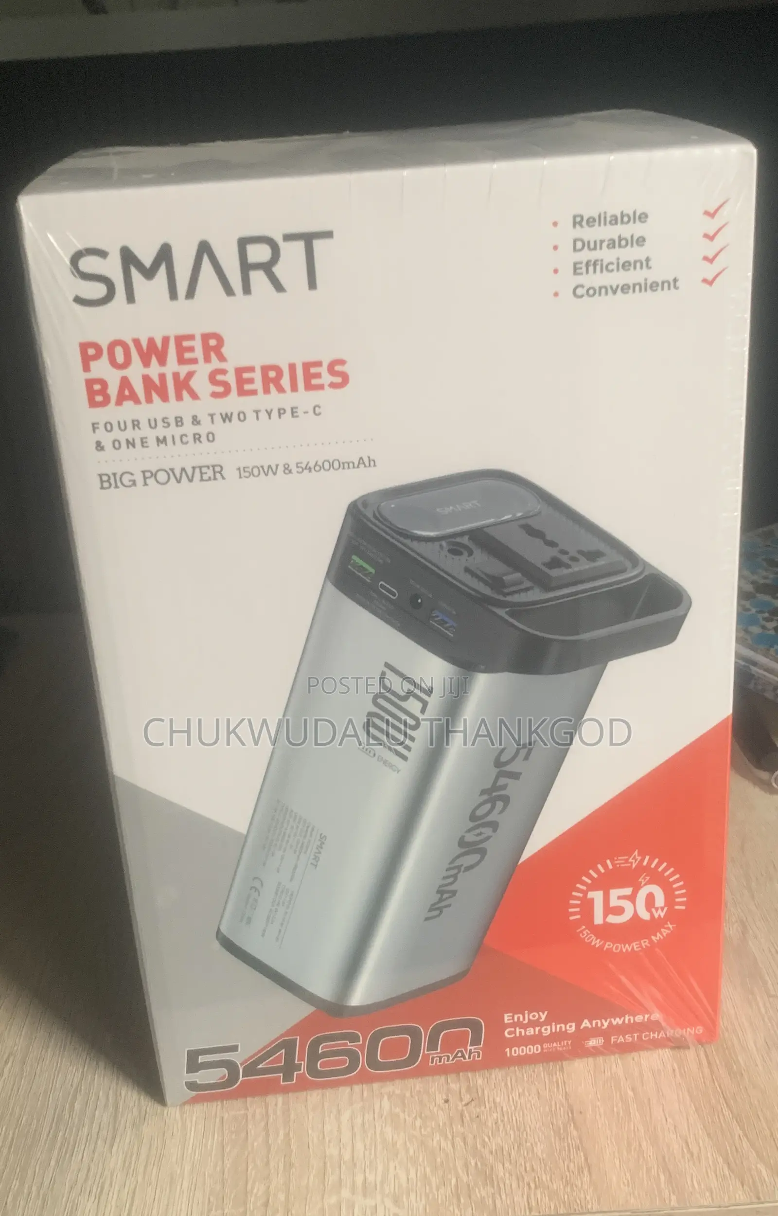 Smart Power Bank Series 54600mah for Phones and Laptops