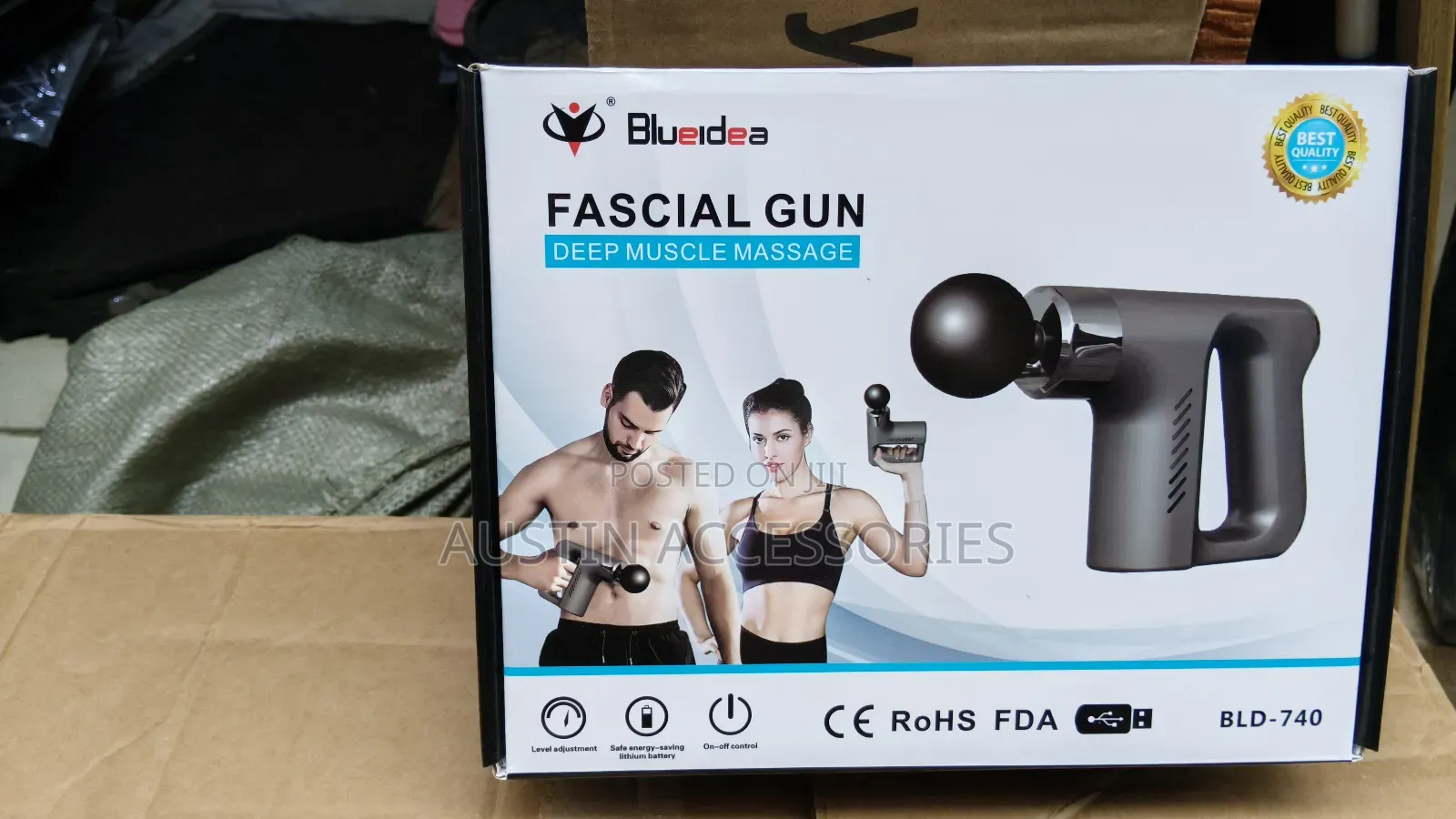Blue Idea Fascial Gun Deep Muscle Massager BLD-740