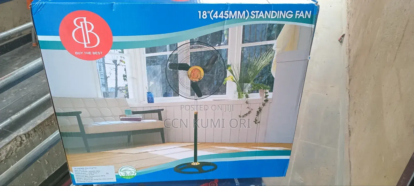 Bb 18 Inch Standing Fan