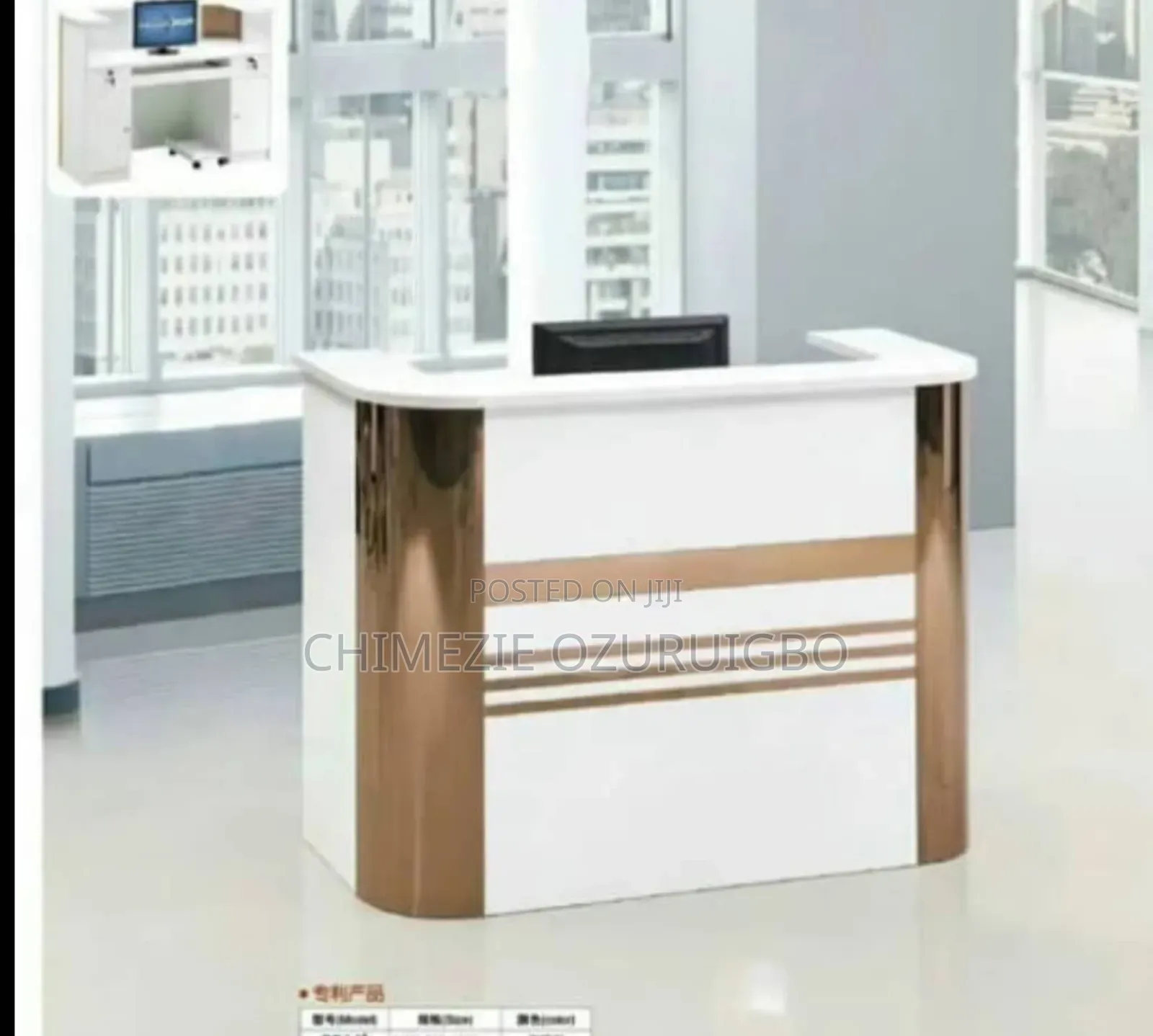 1.4 Meters Office Reception Table