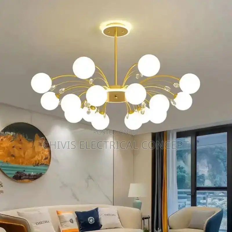 Nordic Led Living Room Light Simple Modern Bedroom Magic Bean