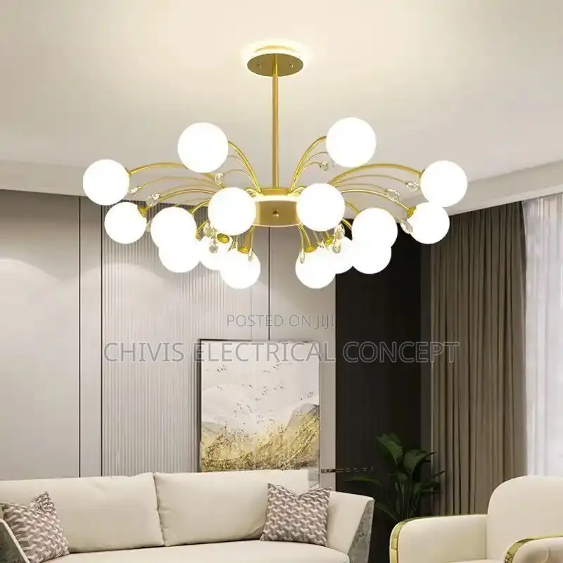 Nordic Led Living Room Light Simple Modern Bedroom Magic Bean