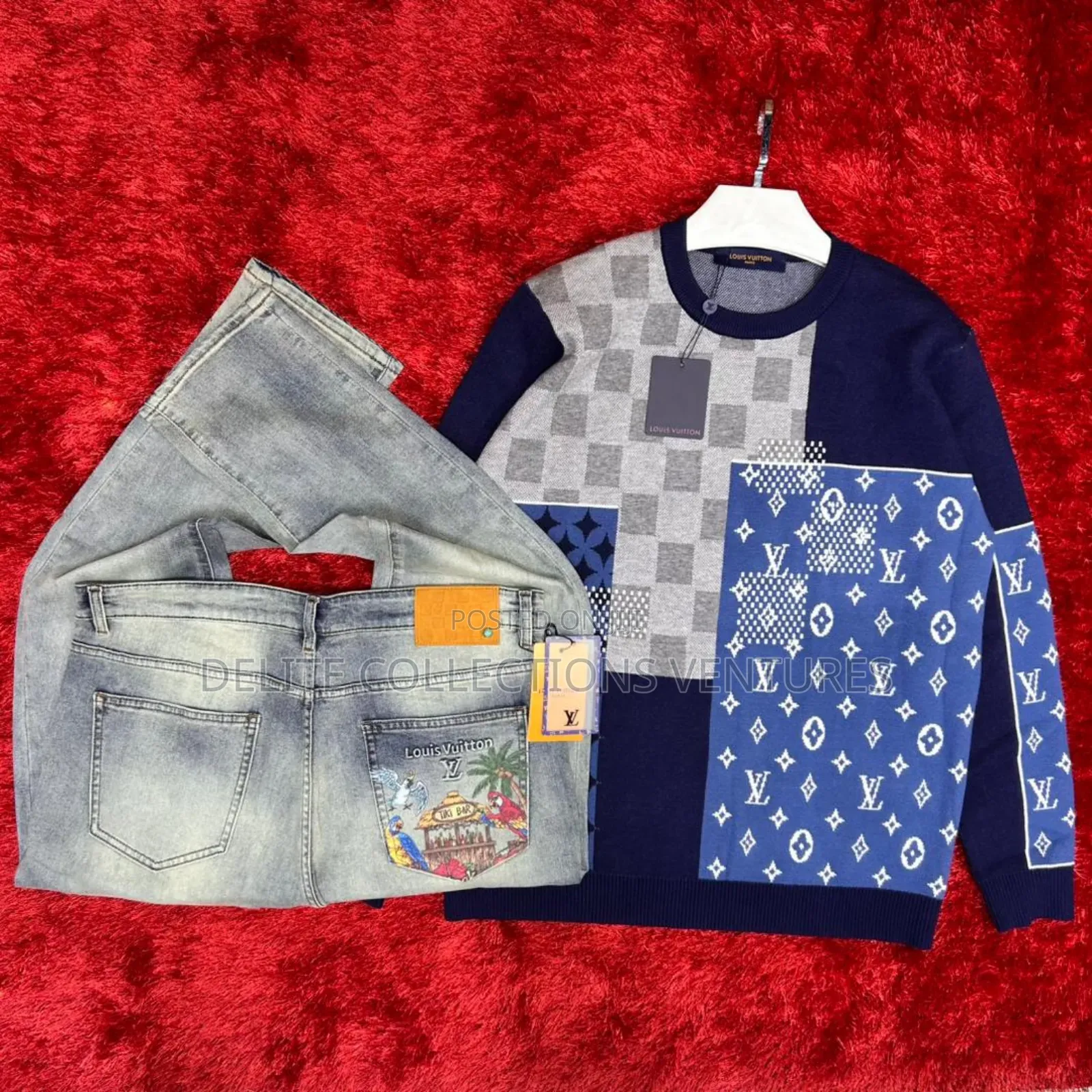 Original Luxury Jeans X Sweat Tops Combos for Val