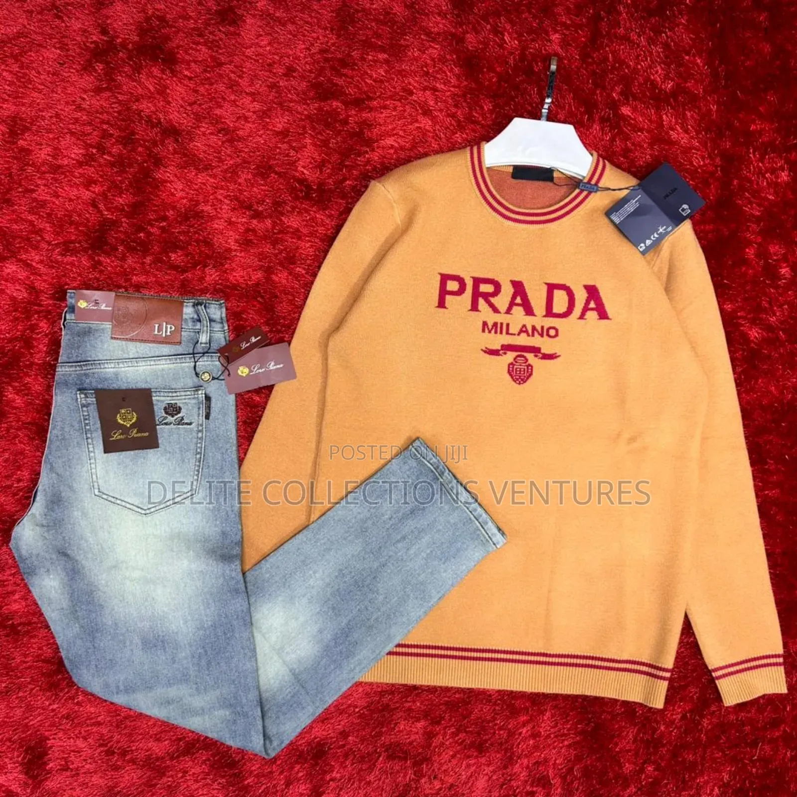 Original Luxury Jeans X Sweat Tops Combos for Val