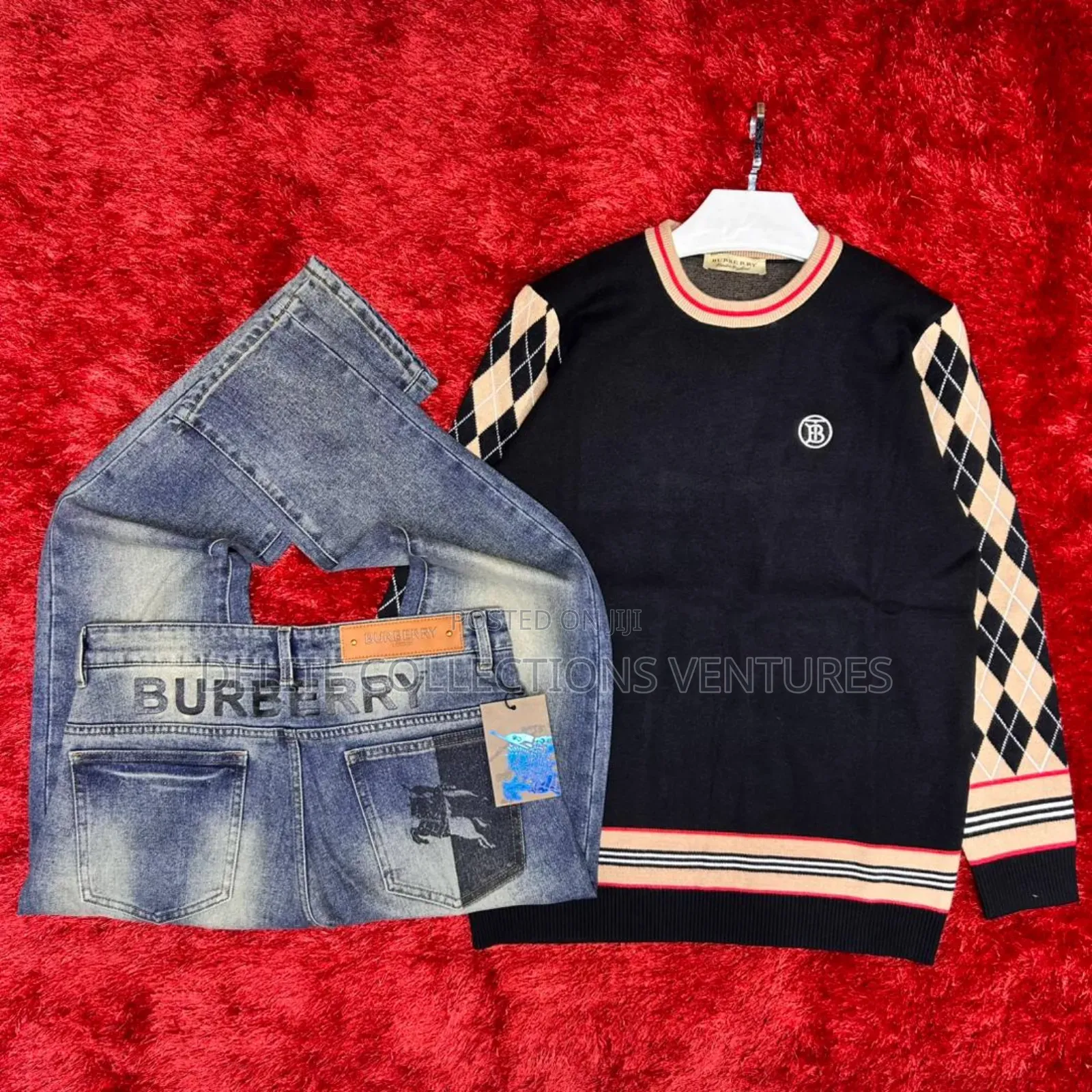 Original Luxury Jeans X Sweat Tops Combos for Val