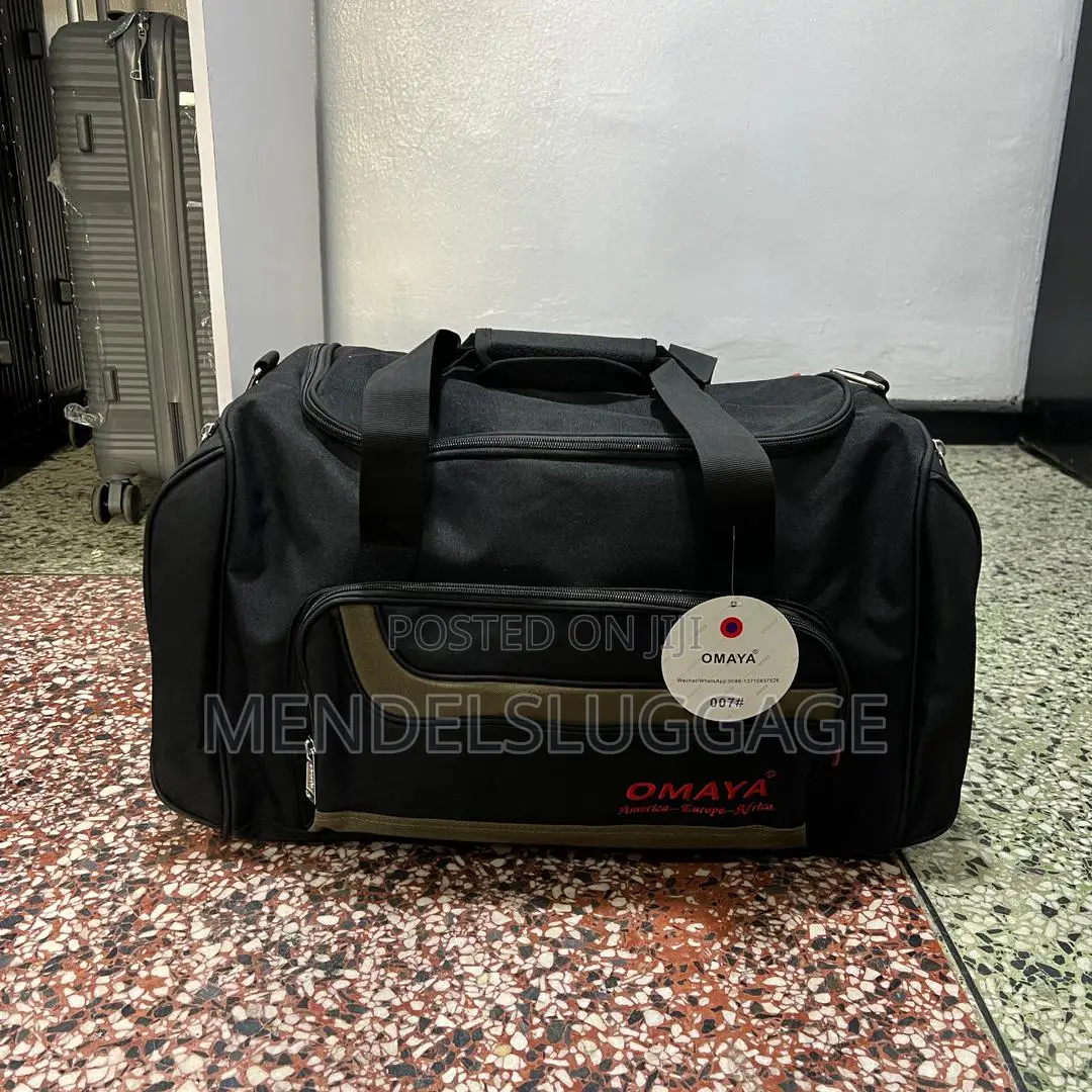 Omaya Travel Duffel Bag – Black