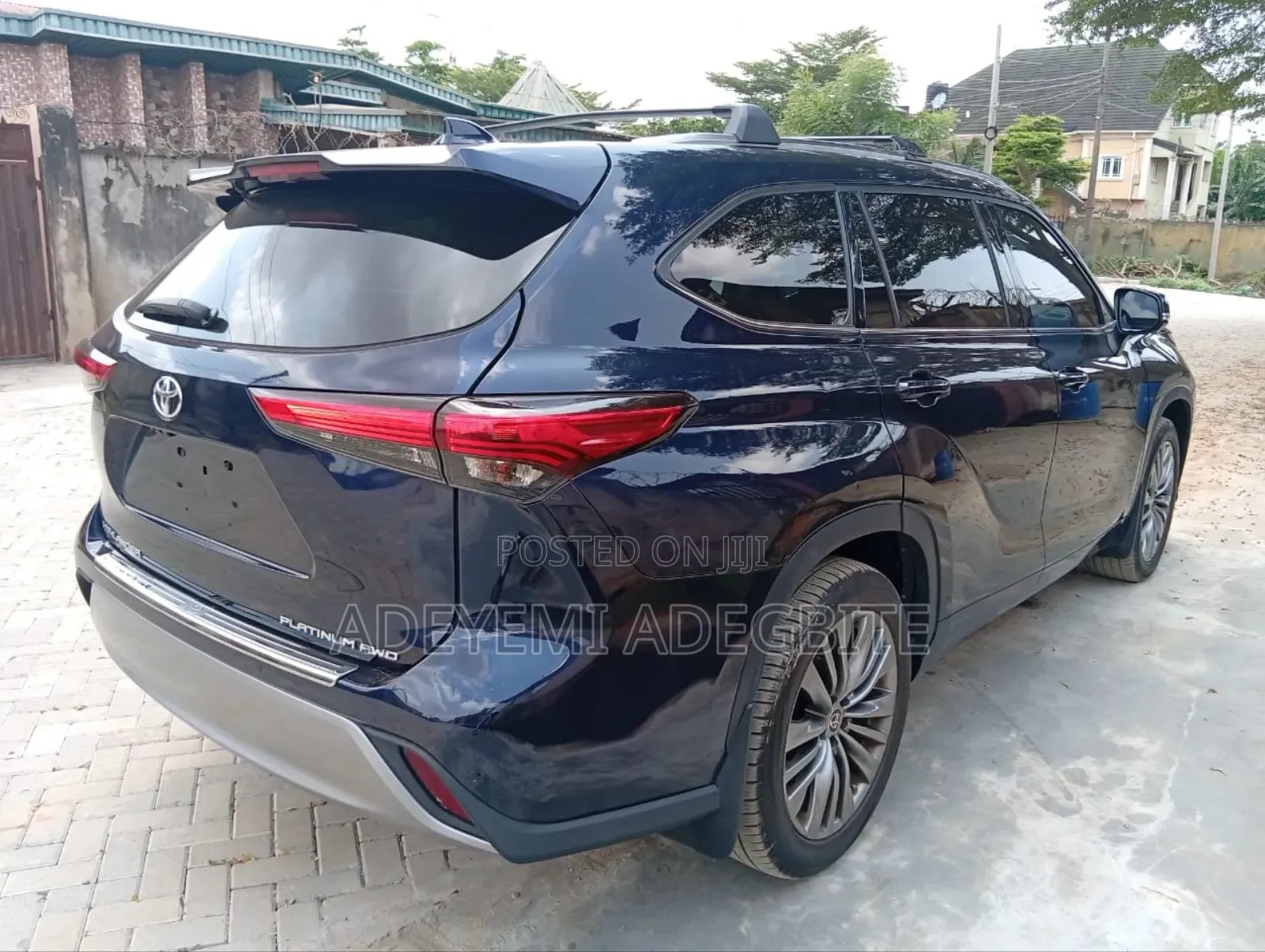 Toyota Highlander Platinum AWD 2020 Blue