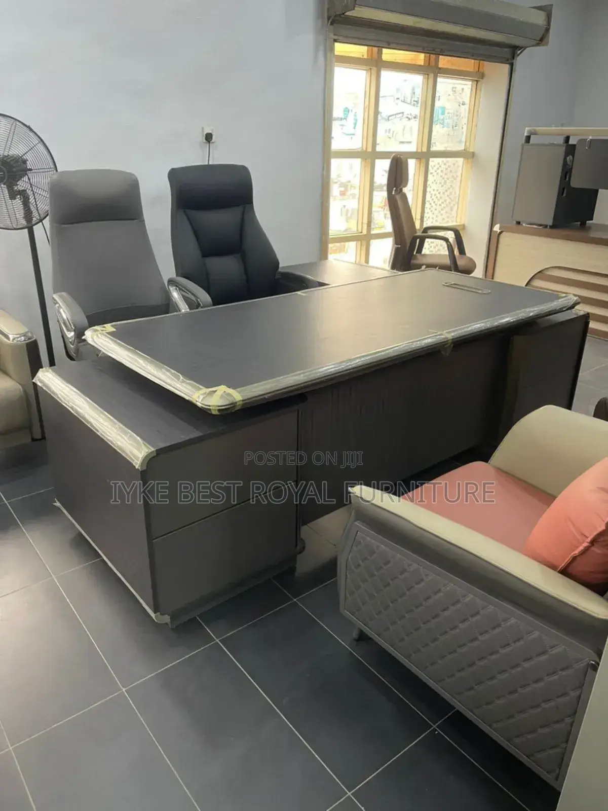 High Classic Office Executive Table With Extension