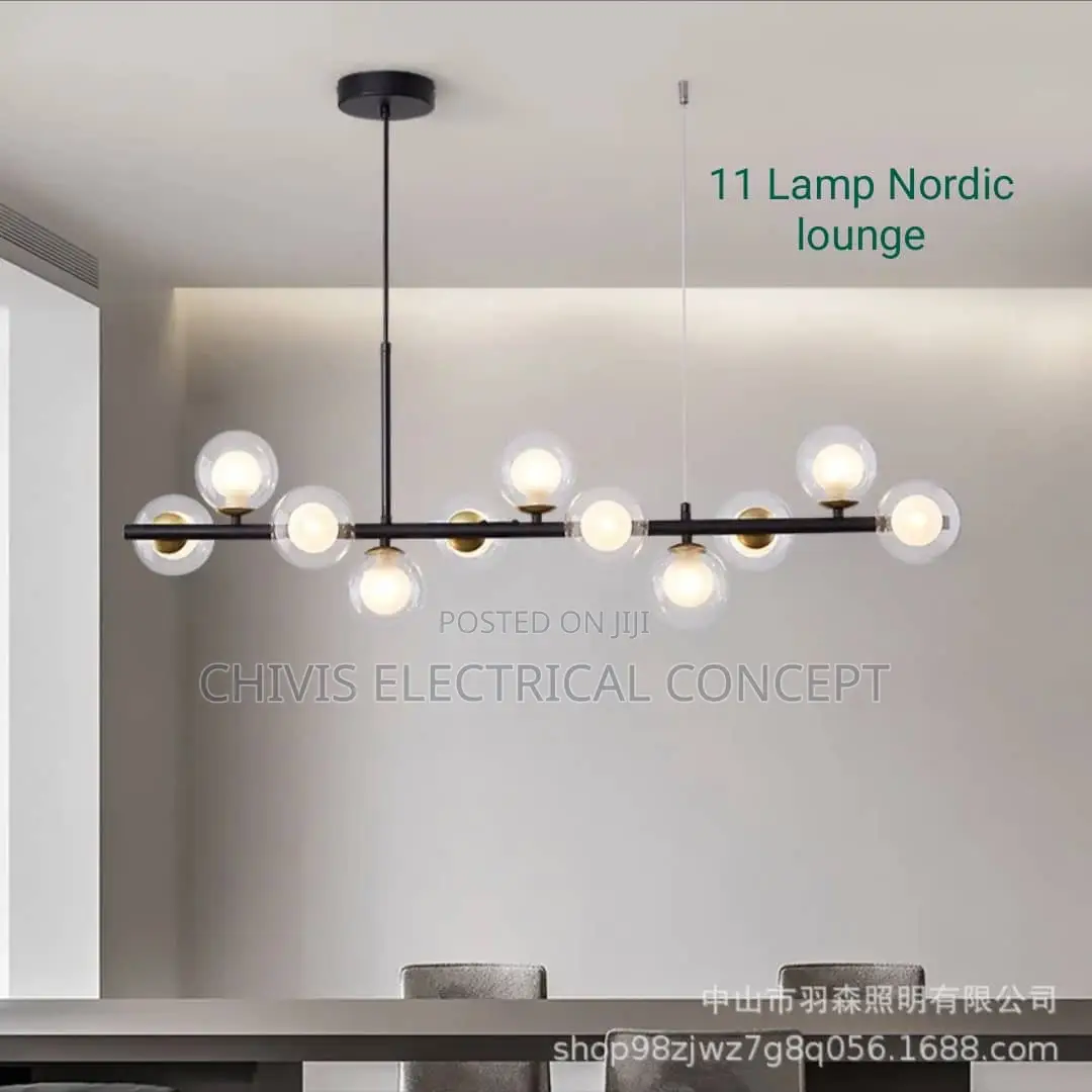 Led Chandelier for Dining Room Kitchen Table Bar Ceiling Pendant