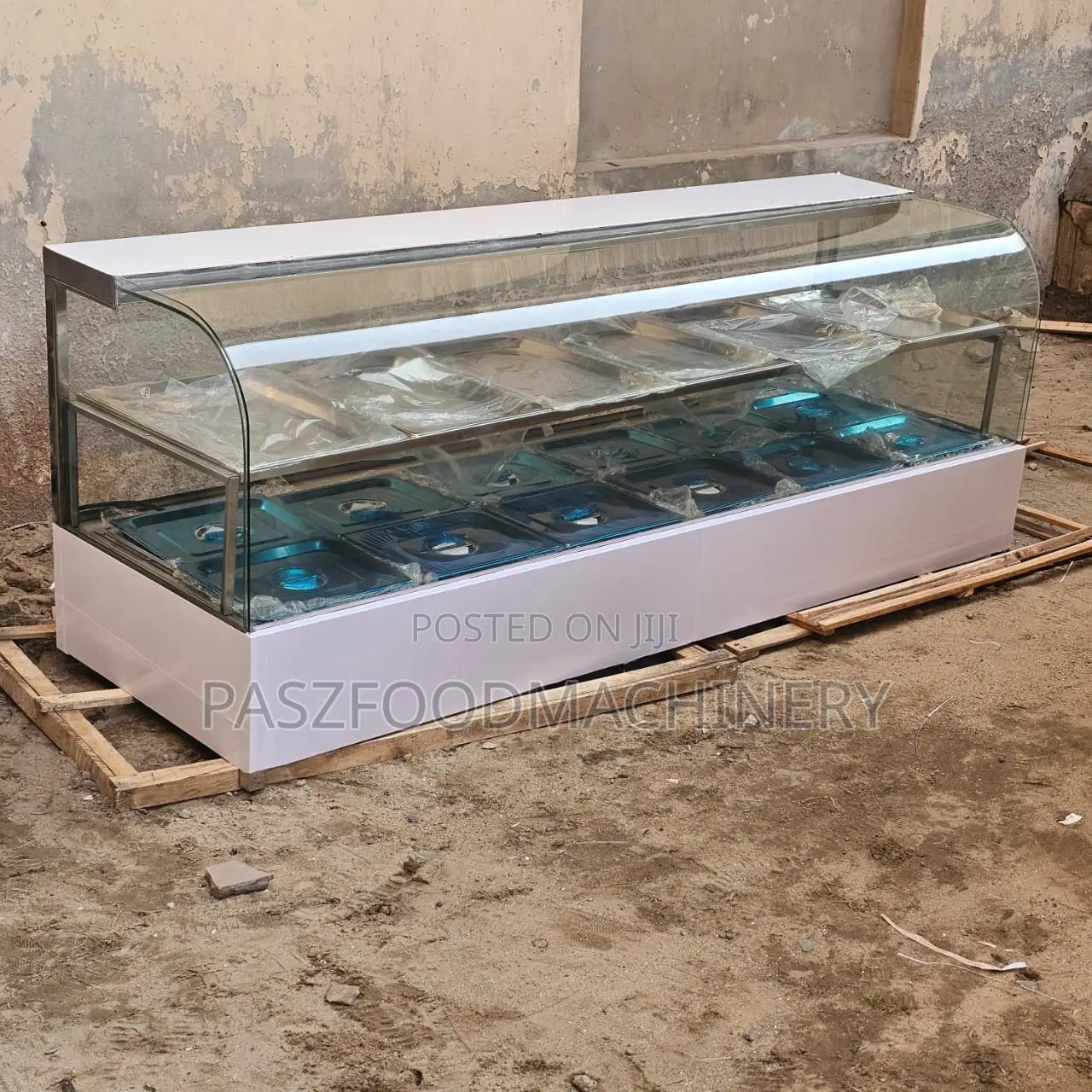 Quality Bain Marie Food Warmer 6/12 Plates Curve Glass
