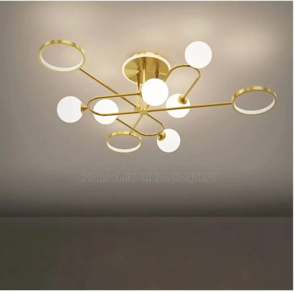 Modern Simple Style Led Chandelier for Living Room Bedroom Kitchen