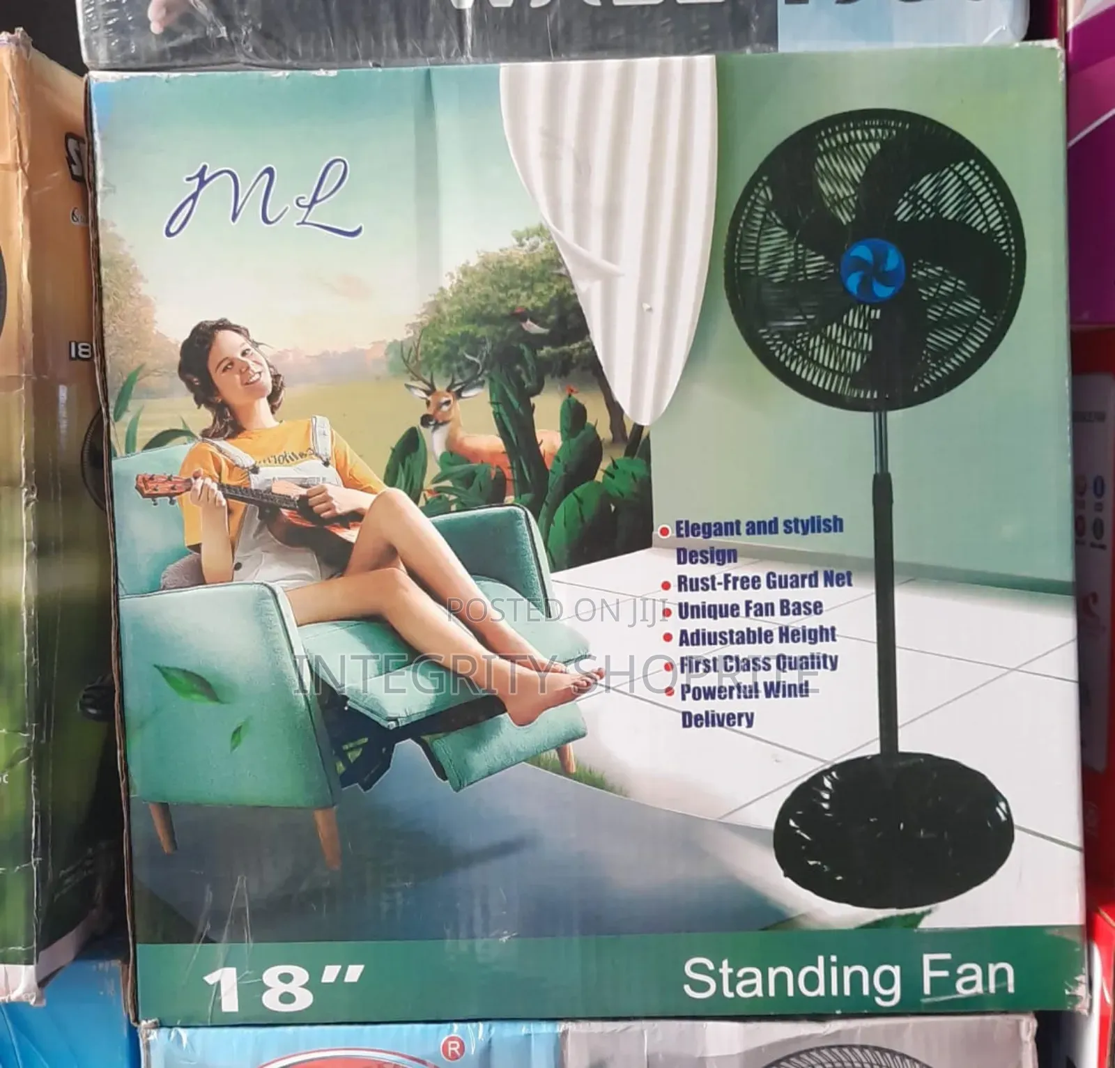 Stylish Design 18inc Standing Fan