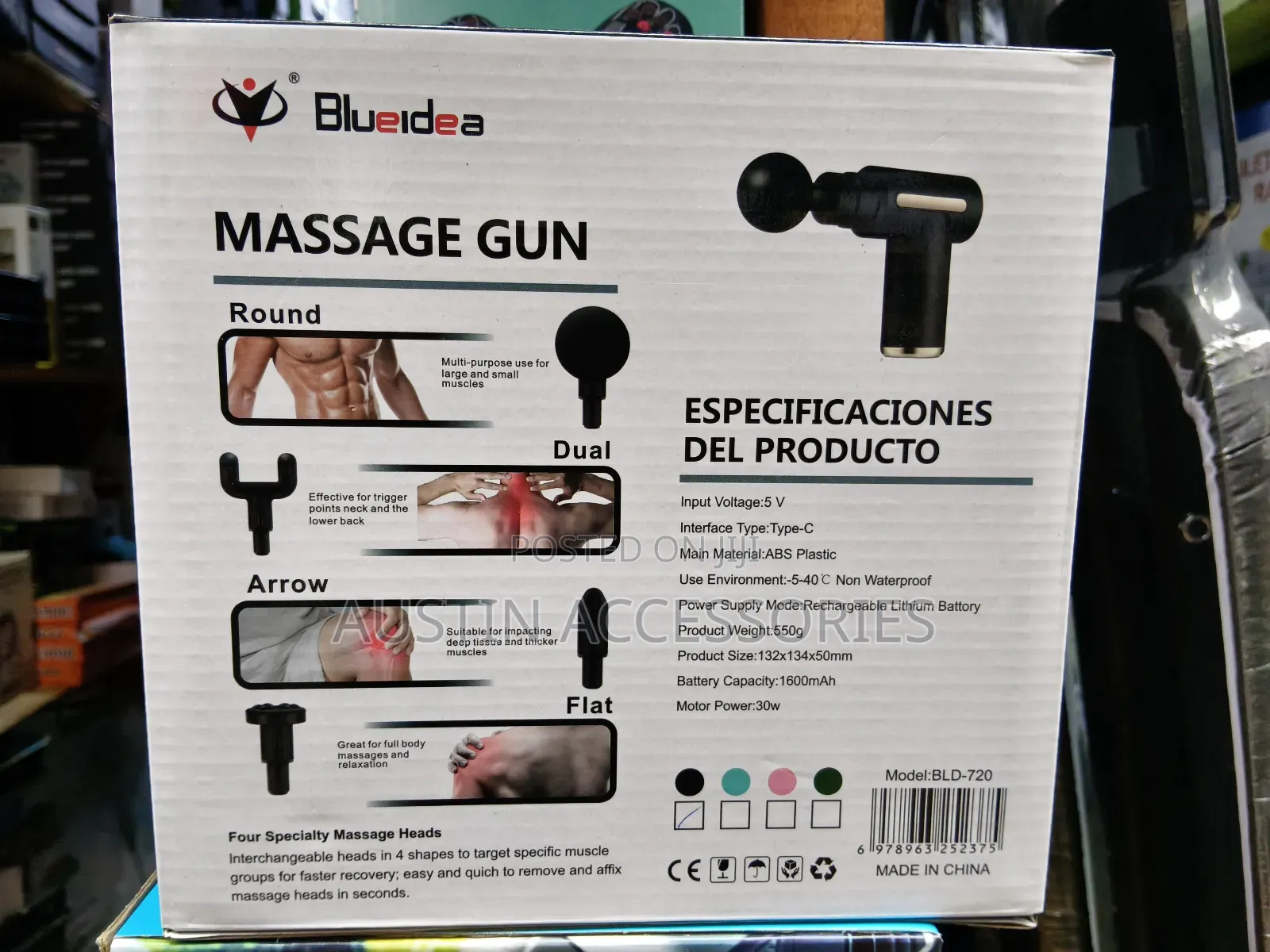 Blueidea Deep Muscle Massager Gun BLD-720