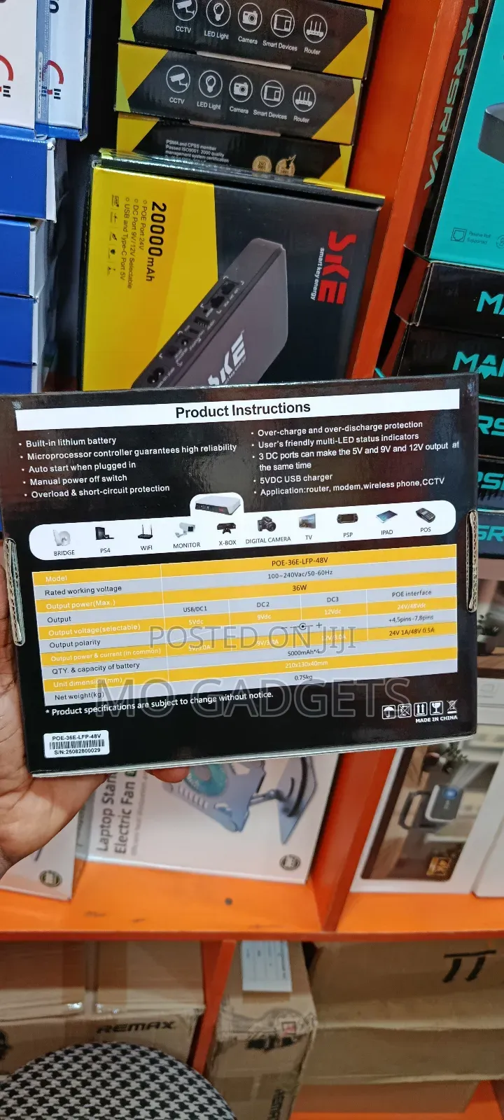20,000 Mah Ske(Smart Key Energy) Router Power Bank