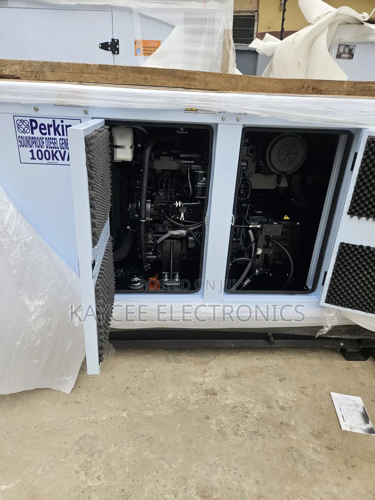 100kva Perkins Diesel Soundproof Generator 100%Copper Wire