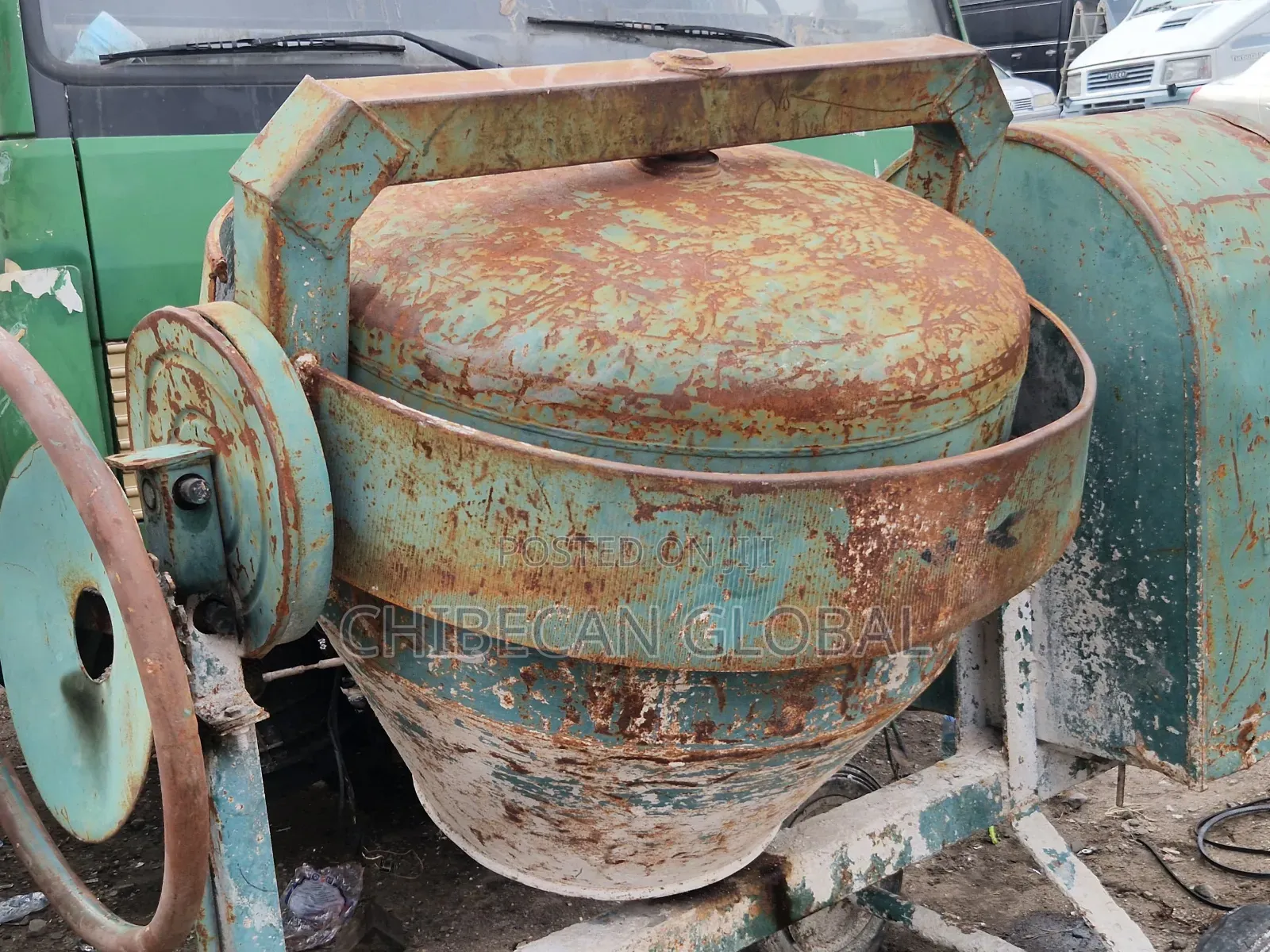 Concrete Mixer (Foreign Used) With Power Generator