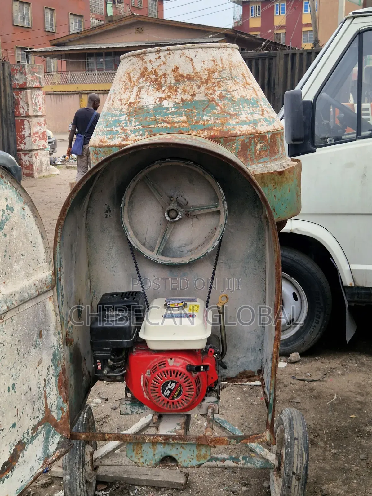 Concrete Mixer (Foreign Used) With Power Generator