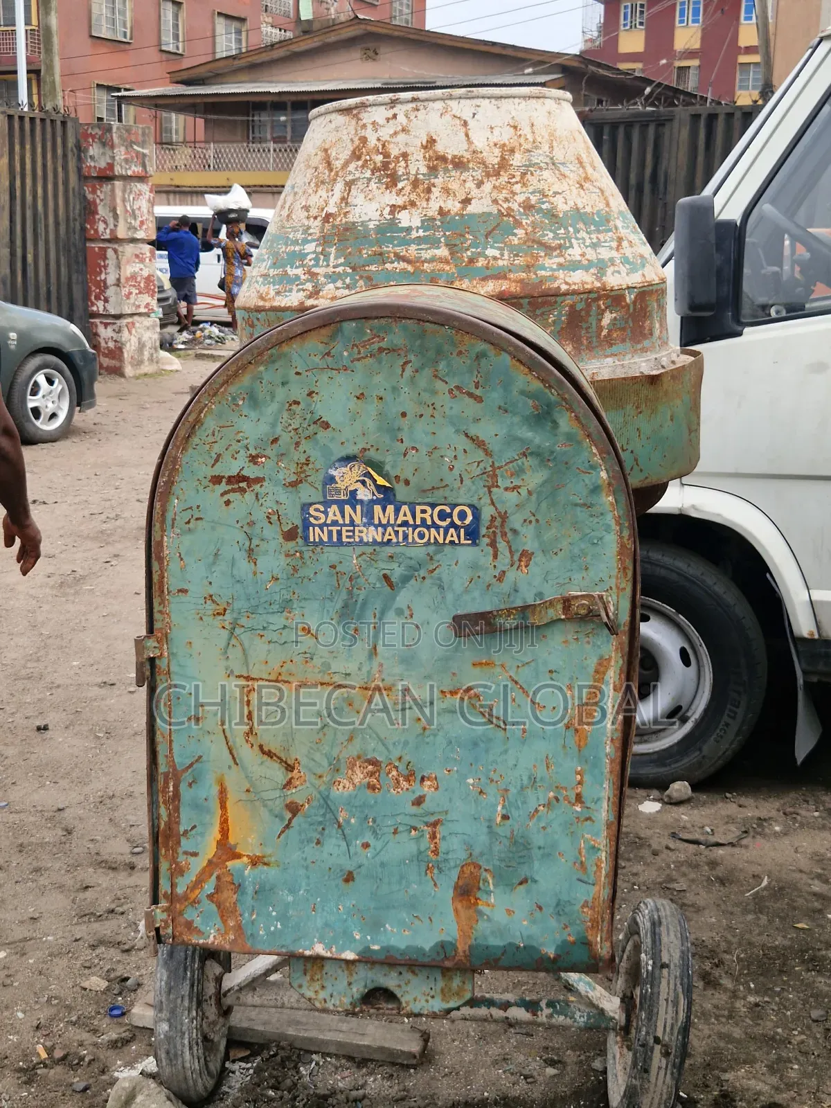 Concrete Mixer (Foreign Used) With Power Generator